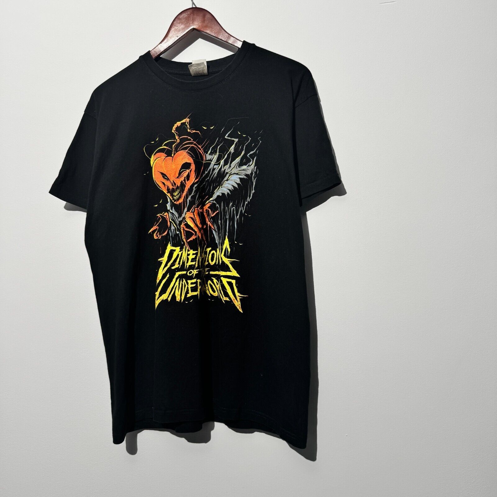 Vintage Vintage Unisex Black Cotton T-Shirt Size M Underworld Y2K Size US M / EU 48-50 / 2 - 3 Thumbnail