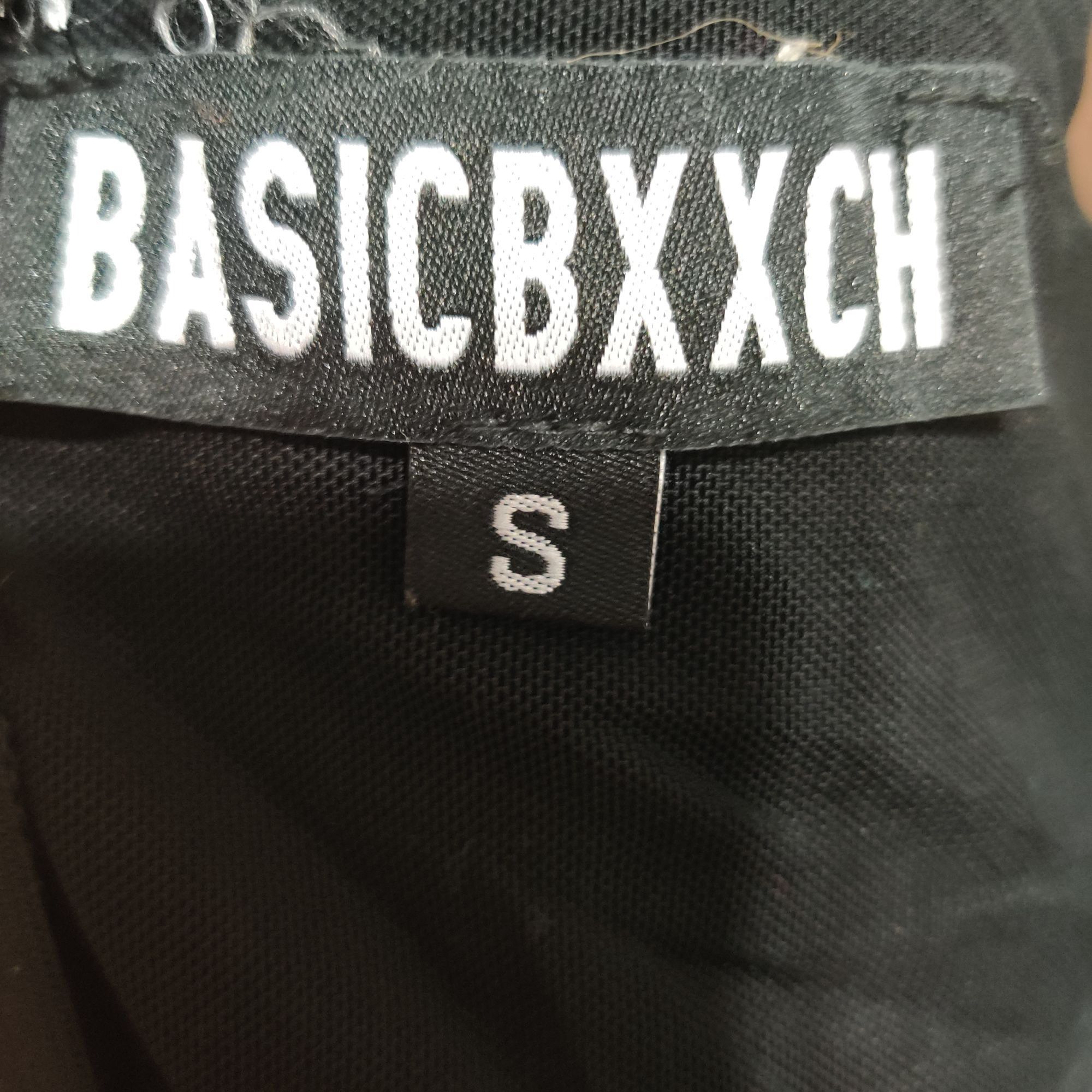 Other Basicbxxch Womens Bodysuit Black Mesh Reflective Silver Pipi Size S / US 4 / IT 40 - 6 Thumbnail