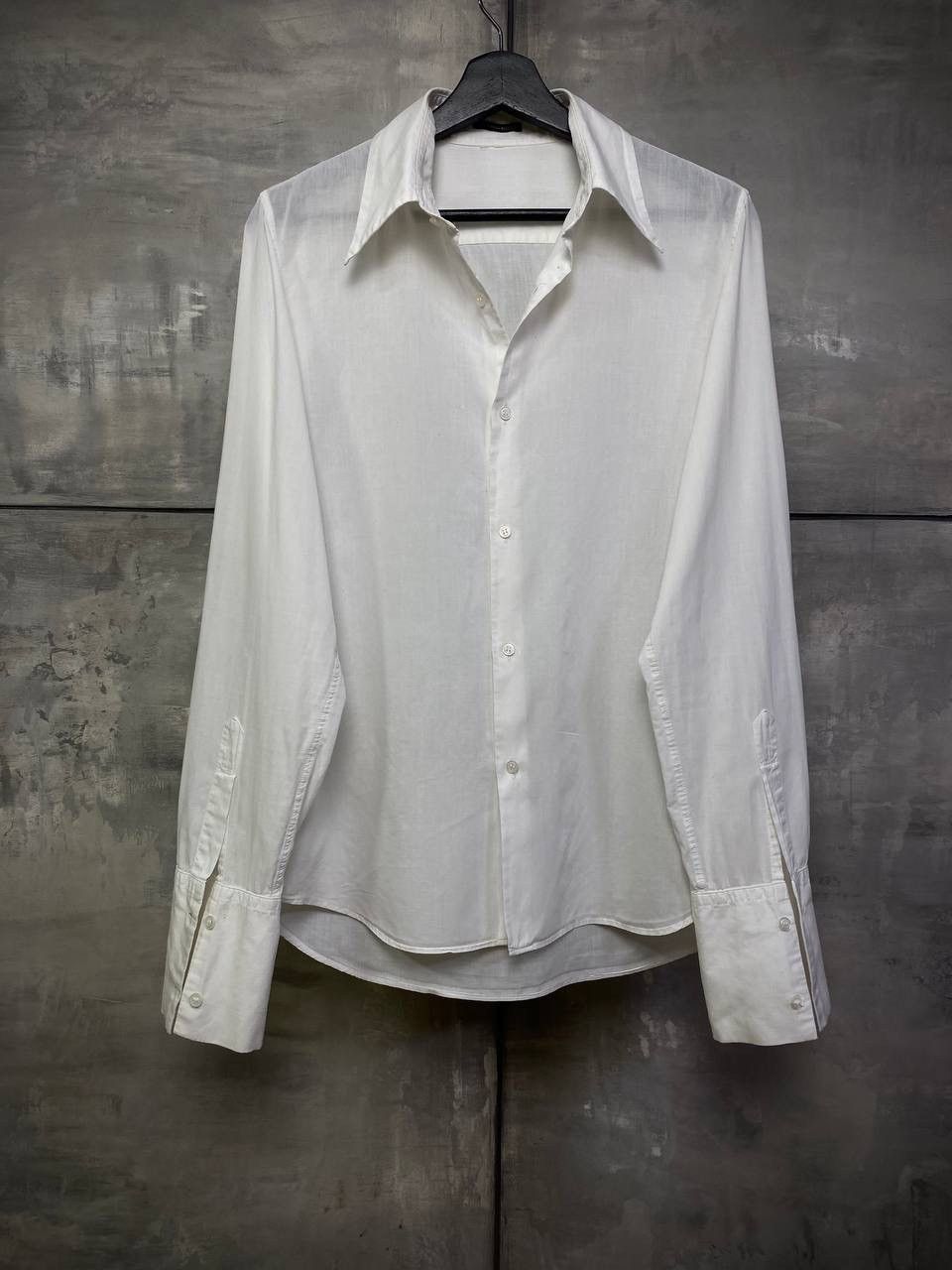 Ann Demeulemeester Shirt with front buttons on cuffs M Size 48R - 2 Thumbnail