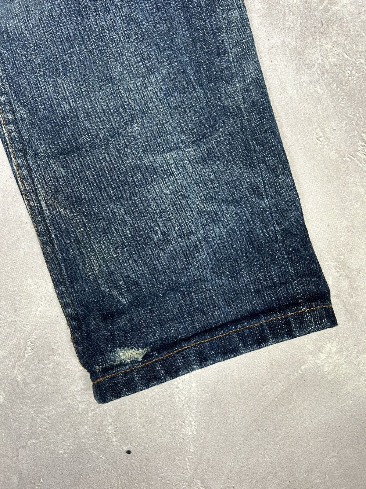 The Unbranded Brand × Vintage The Unbranded Brand UB201 14.5oz Selvedge Faded Jeans Size US 30 / EU 46 - 8 Thumbnail