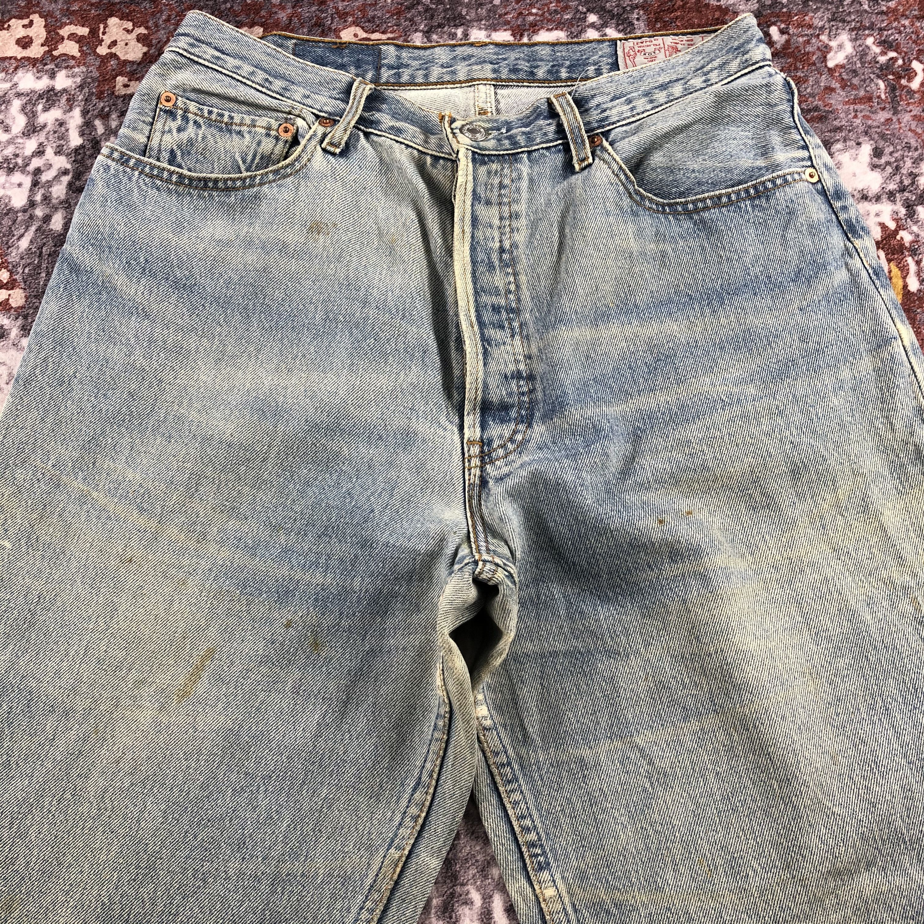 Levi's × Vintage Vintage Light Wash Levis 901 Jeans-JM2323 Size US 31 - 3 Thumbnail