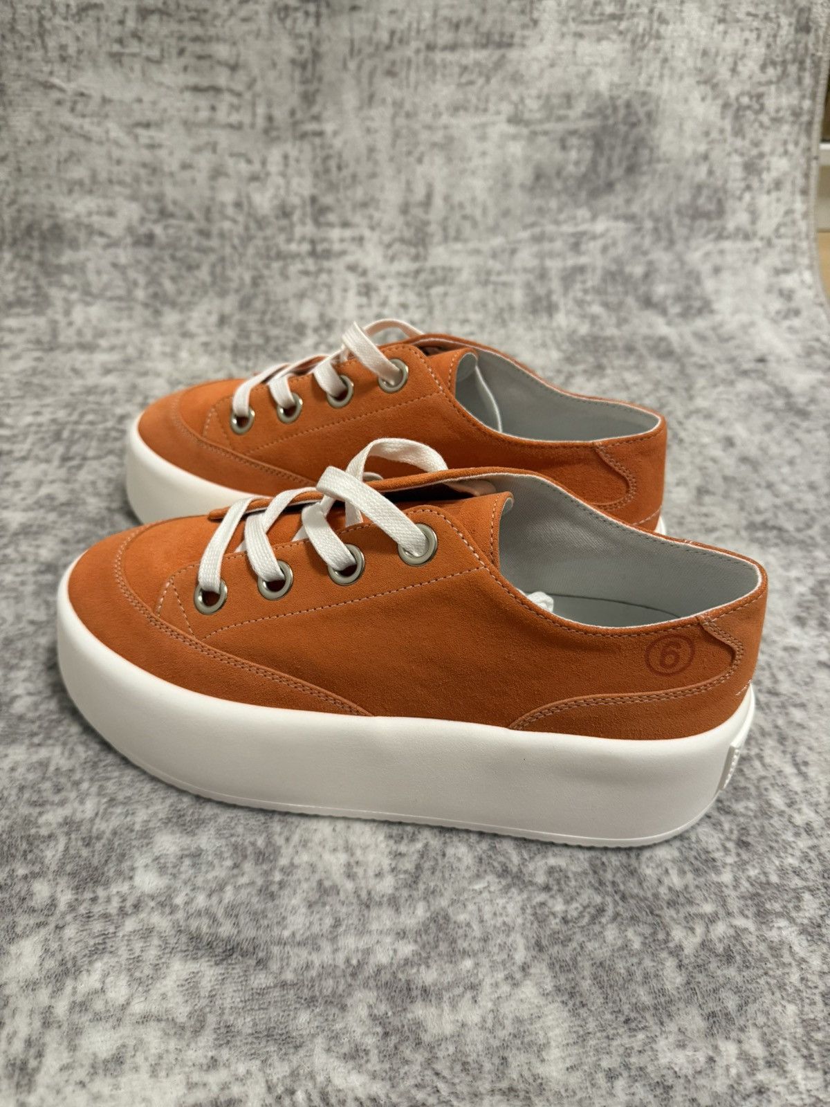 MM6 MM6 Maison Margiela Suede Low-Top Sneakers Size US 9 / IT 39 - 1 Thumbnail