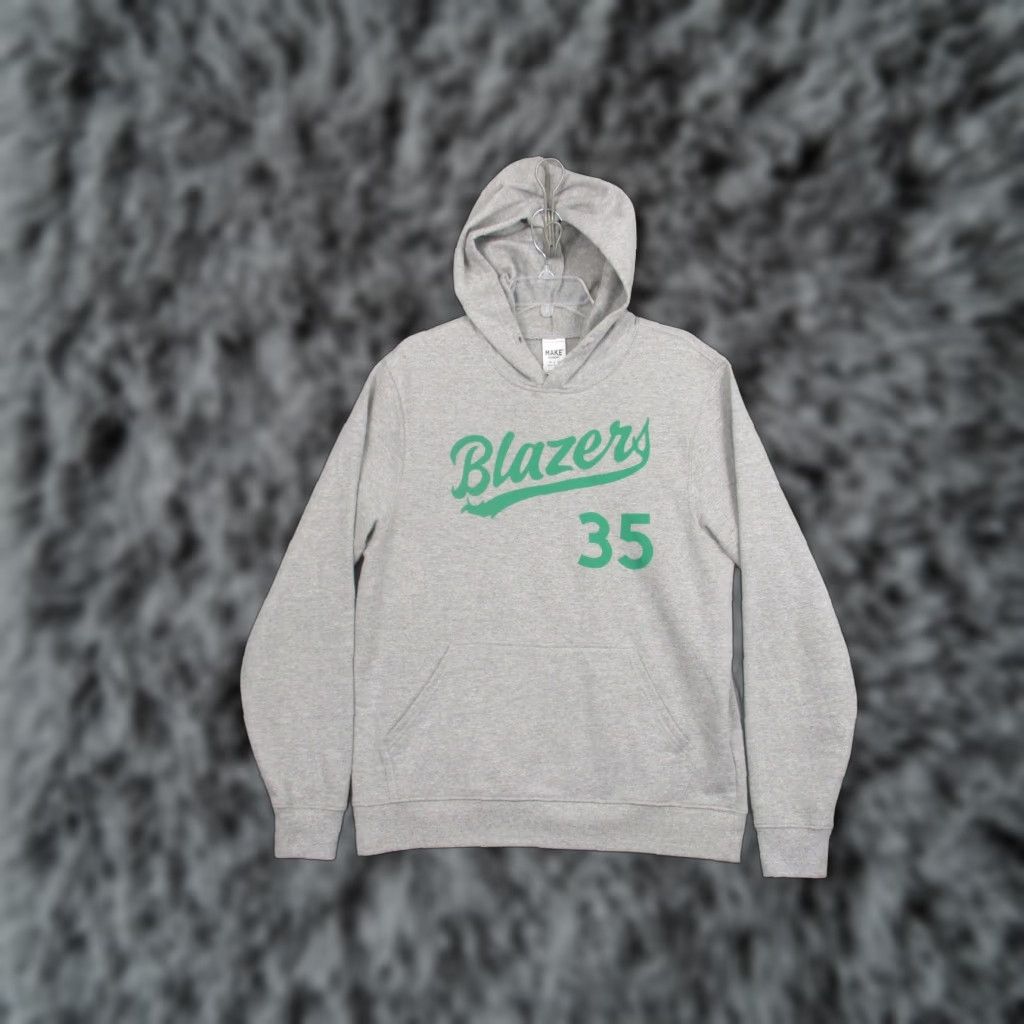 Vintage UAB Blazers Hoodie Mens Medium Gray 35 Graphic Pullover Sweatshirt, Graphic Print, Hooded Pullover with Kangaroo Pocket, Fleece Sweatshirt Size US M / EU 48-50 / 2 - 1 Thumbnail