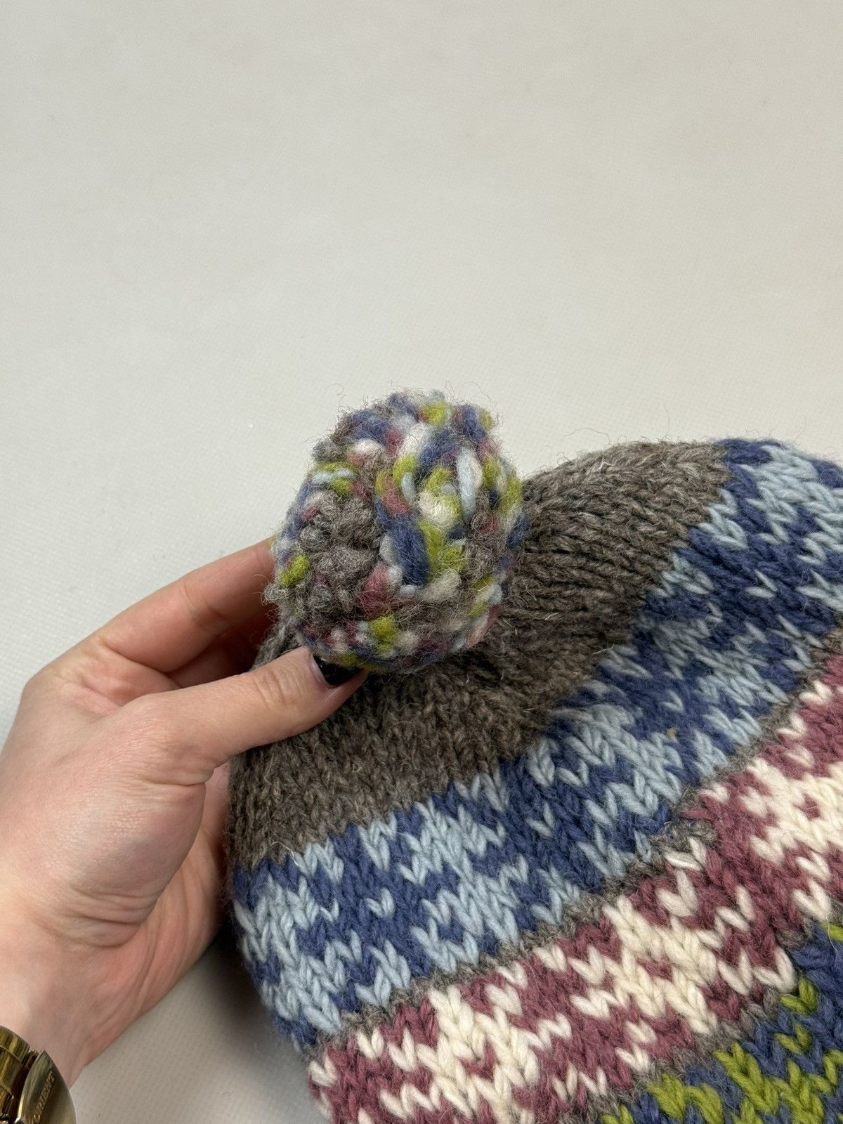 Other Pachamama Nordic Hand Knitted Ear Flap Wool Hat One Size Size ONE SIZE - 11 Thumbnail