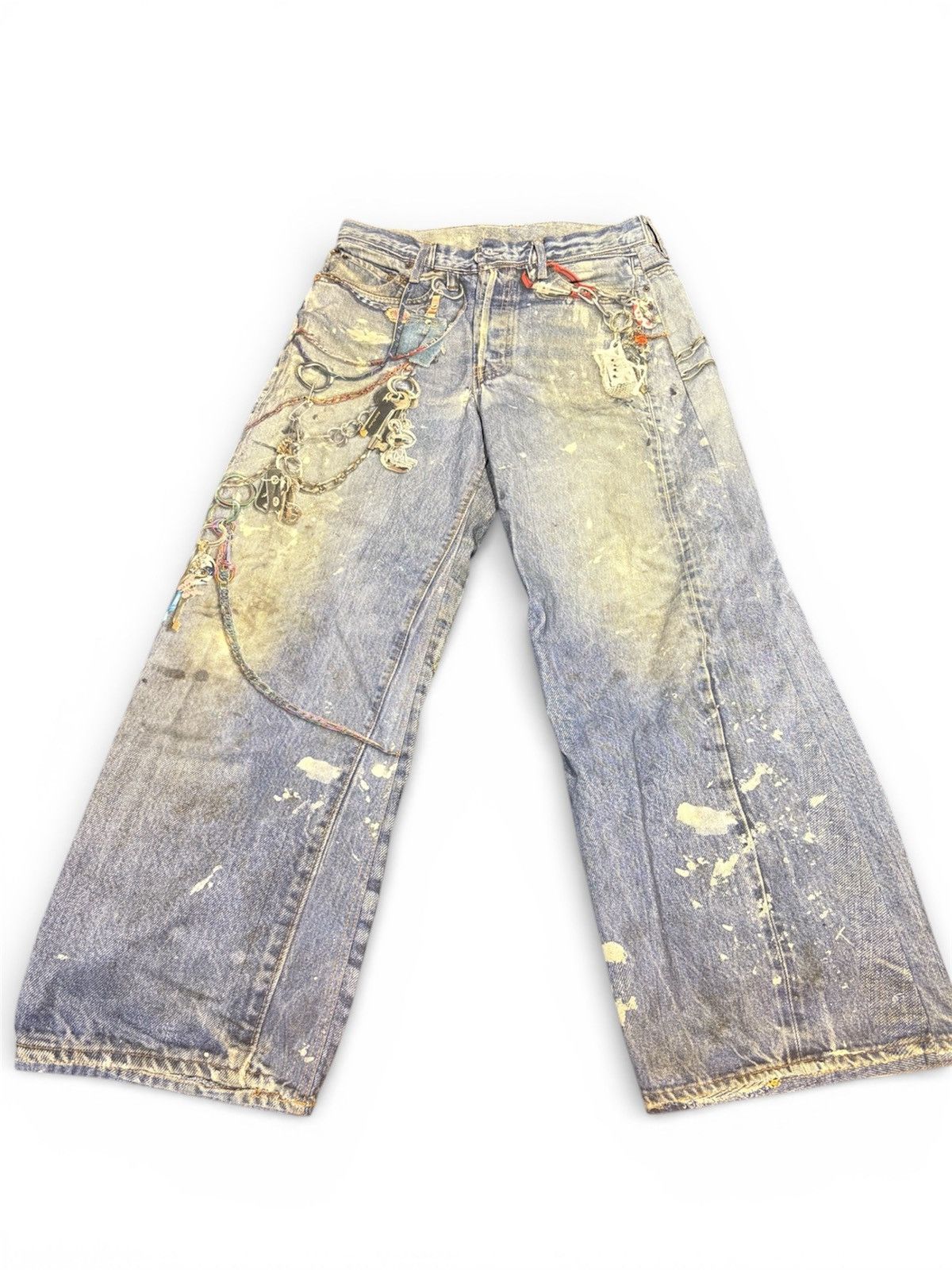 Acne Studios Acne Studios Trompe L'oeil Print Keychain Baggy Jeans Size US 32 / EU 48 - 10 Thumbnail