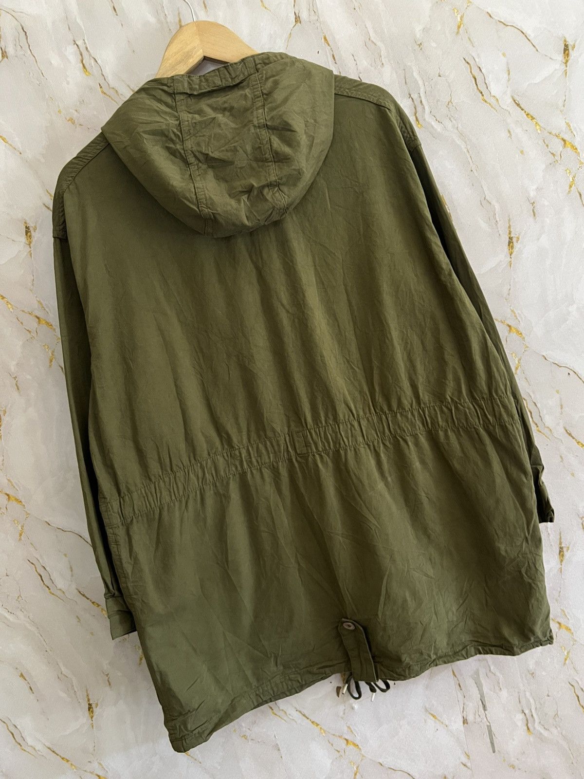 Japanese Brand Vintage Military Light Hoodie Jacket – 4 Pocket Design Size US XXL / EU 58 / 5 - 4 Thumbnail
