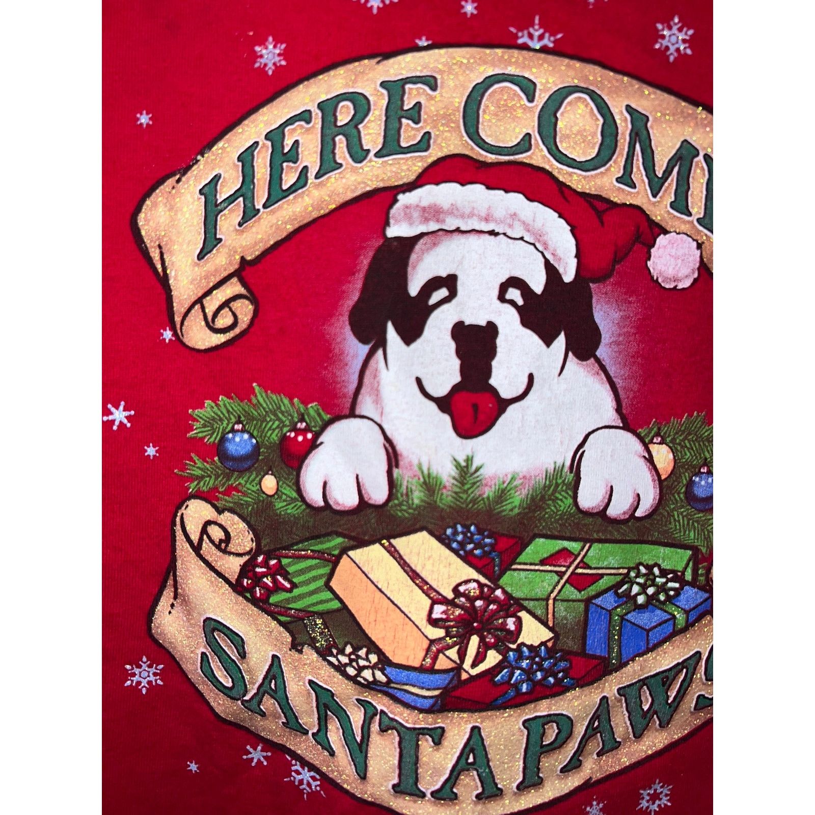 Big Dogs Vintage Big Dogs Christmas Shirt Here Comes Santa Tee Large Size US L / EU 52-54 / 3 - 3 Thumbnail