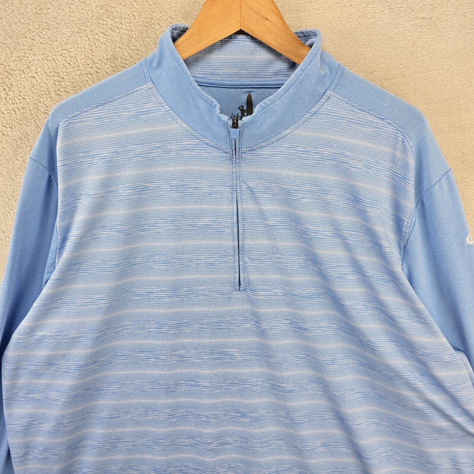 johnnie-O Johnnie-O Golf Pullover Bert 1/4 Zip XXL Striped Corona Logo Size US XXL / EU 58 / 5 - 5 Thumbnail