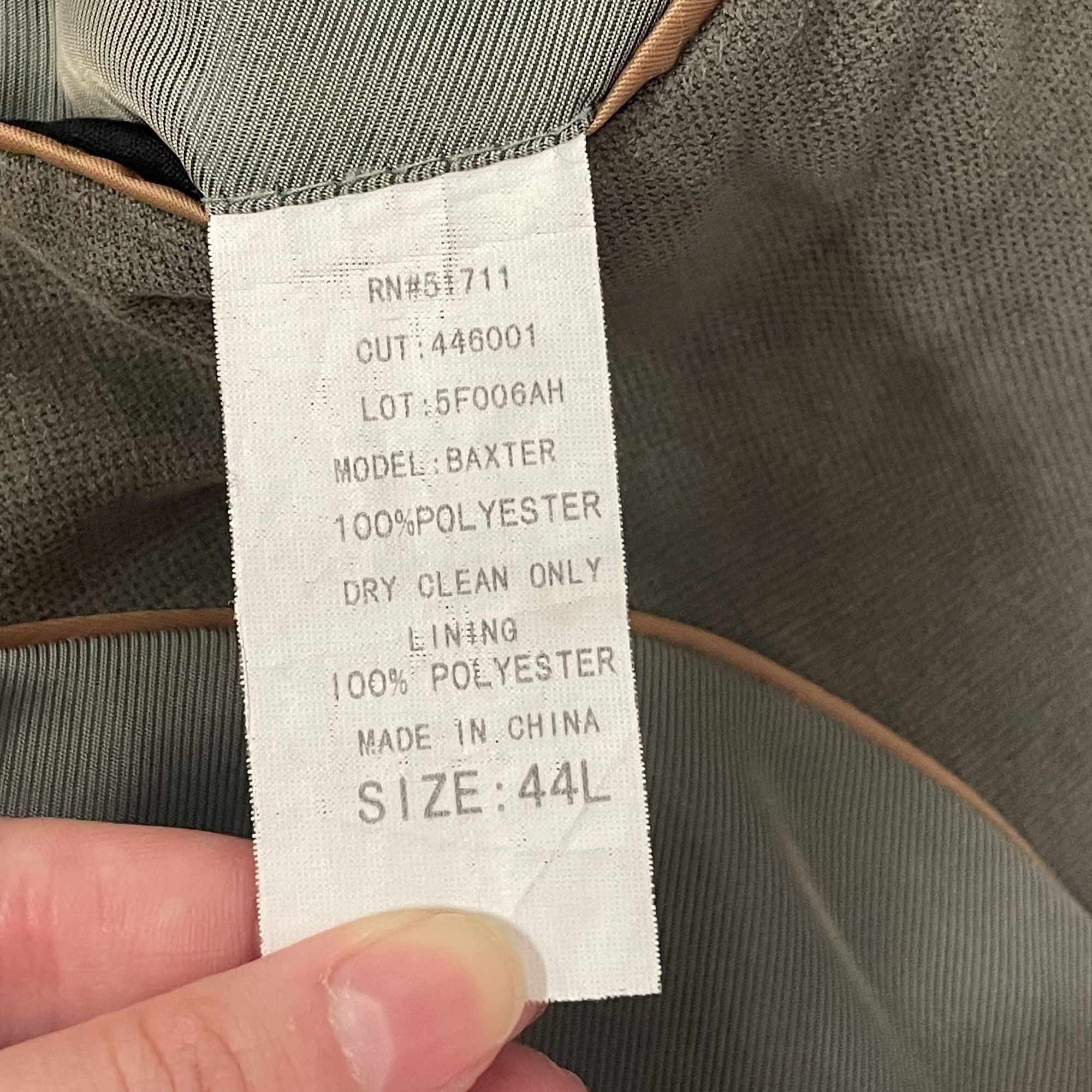 Andrew Fezza Vtg Andrew Fezza Sport Coat SOFT MICROFIBER Jacket Size 44R - 7 Thumbnail