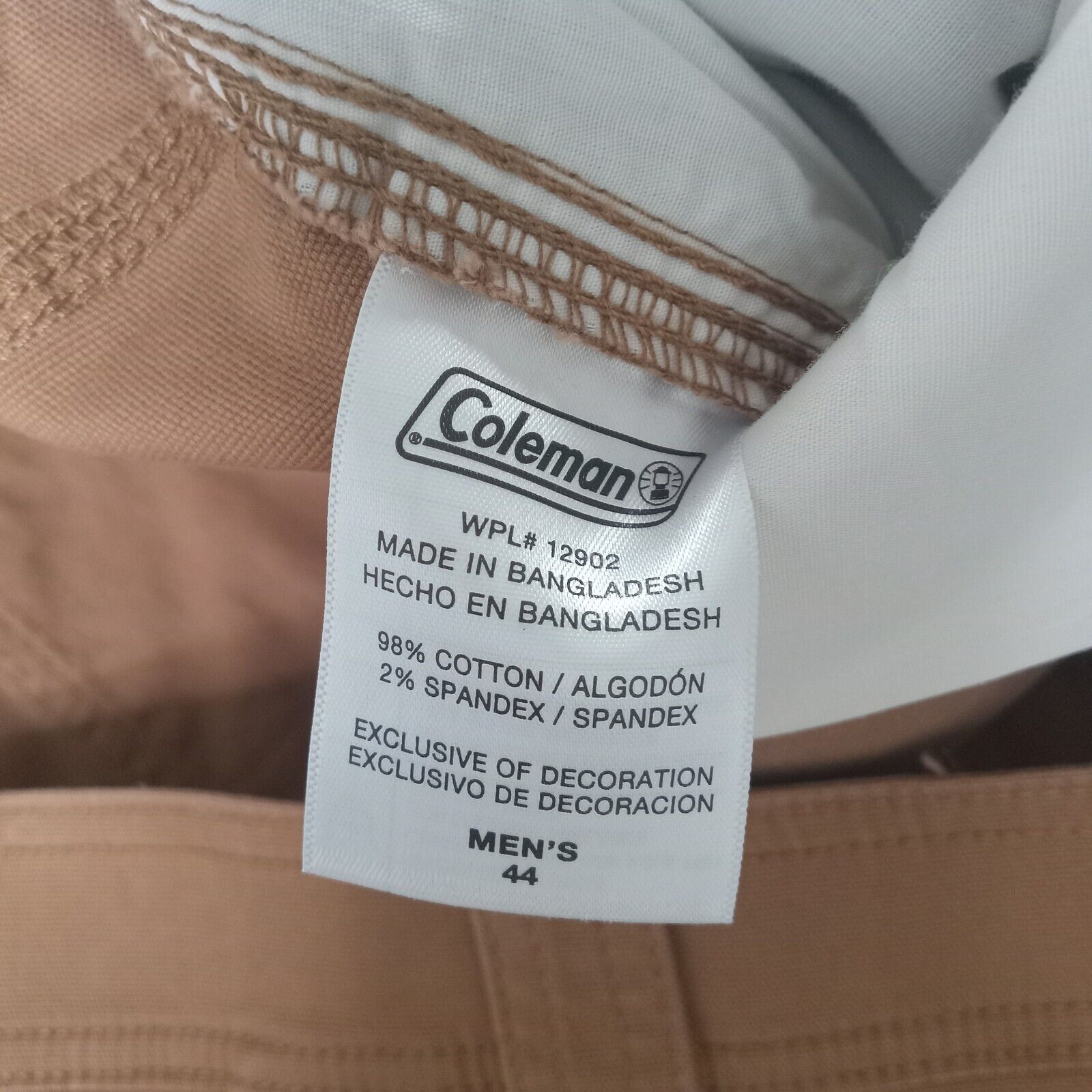 Coleman Coleman Carpenter Shorts Stretch Waist Men's Size 44 Tan Size US 44 / EU 60 - 4 Thumbnail