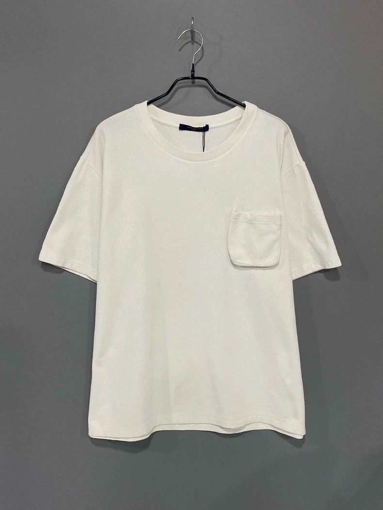 Louis Vuitton Louis Vuitton White Short Sleeve T-shirt-2505 Size US XXL / EU 58 / 5 - 1 Thumbnail