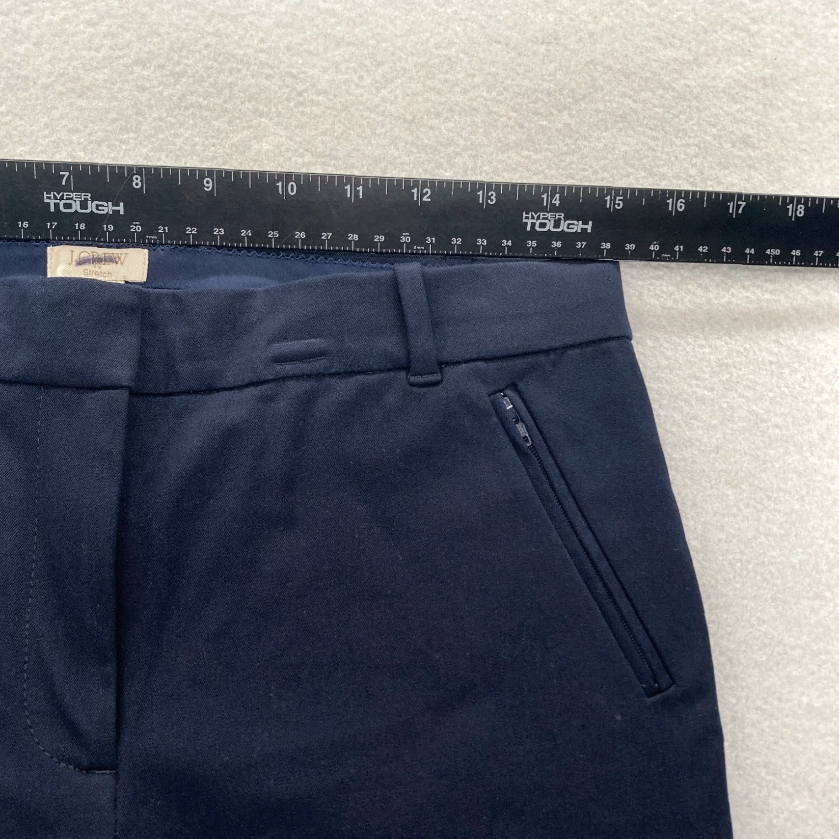 J.Crew J.CREW Lexie Pants Women's 4 Navy Blue Stretch Skinny Office Career Chino Pants Size 28" / US 6 / IT 42 - 7 Thumbnail
