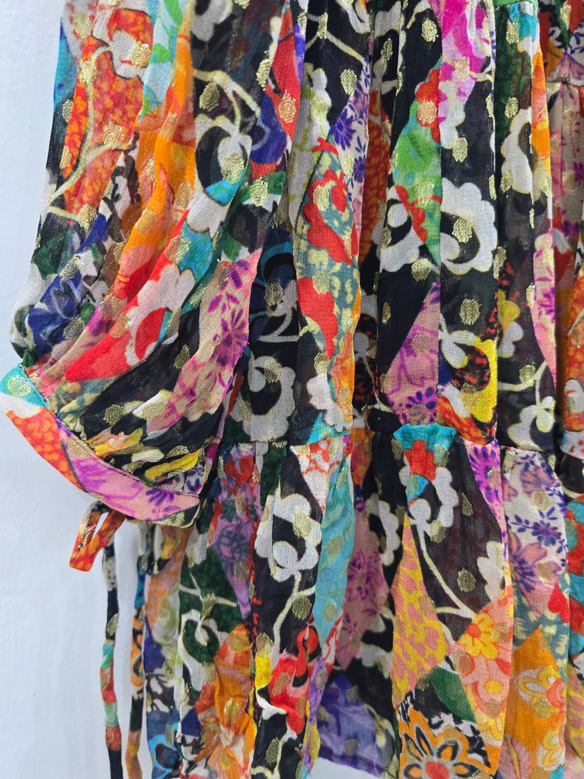 RIXO RIXO Maya Patchwork Maxi Dress Size M / US 6-8 / IT 42-44 - 6 Thumbnail