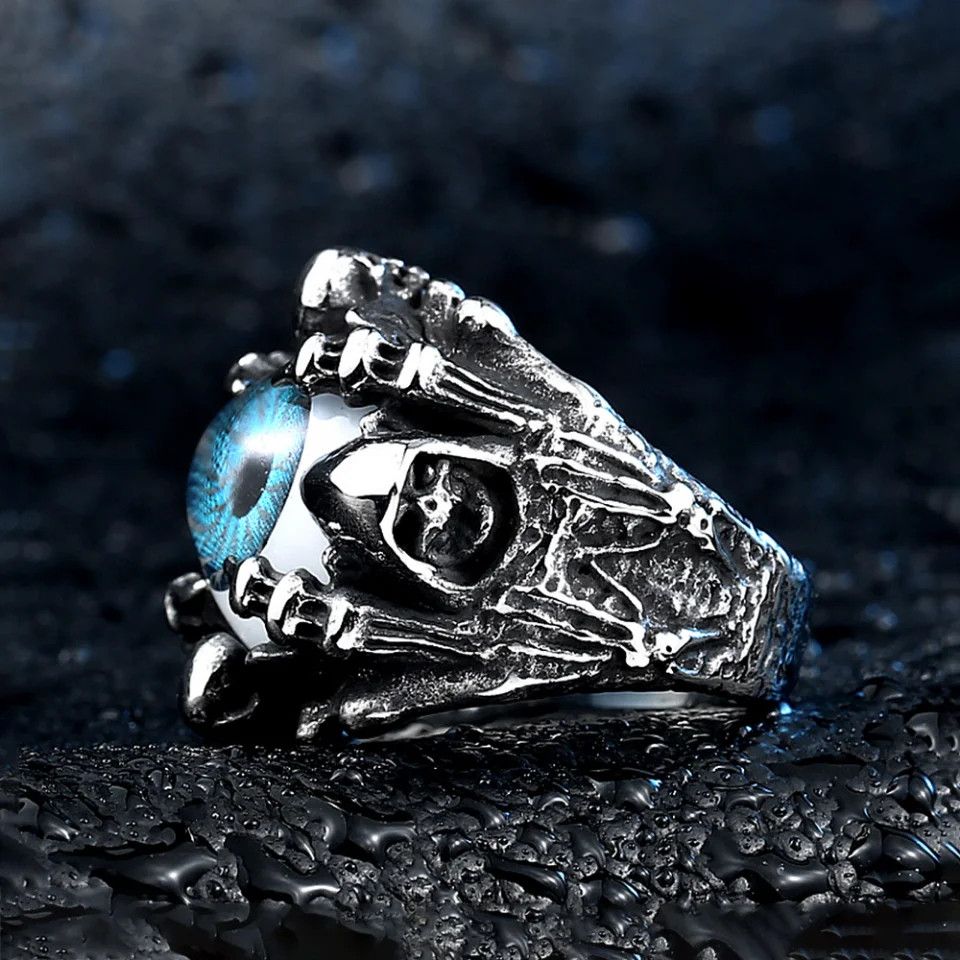 Japanese Brand × Jewelry × Vintage Dragon Claw Evil Eye Ring Size ONE SIZE - 3 Thumbnail