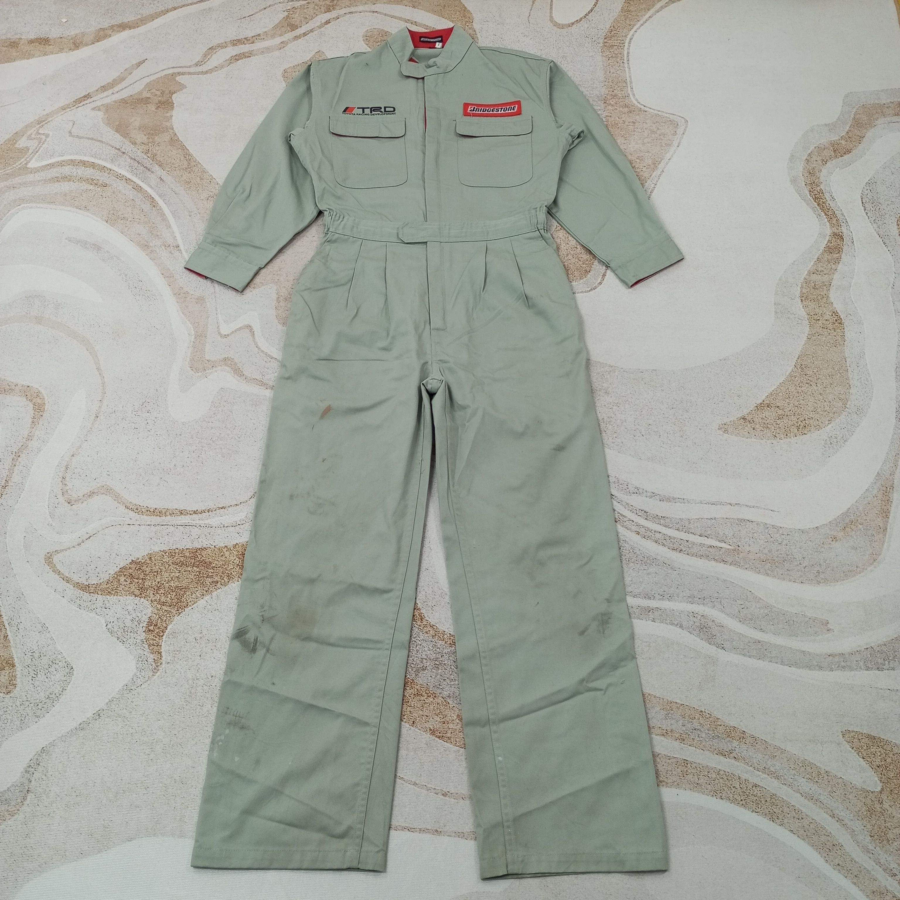 Vintage Bridgestone X TRD Toyota Custom Coverall c231n13 Size US S / EU 44-46 / 1 - 4 Thumbnail
