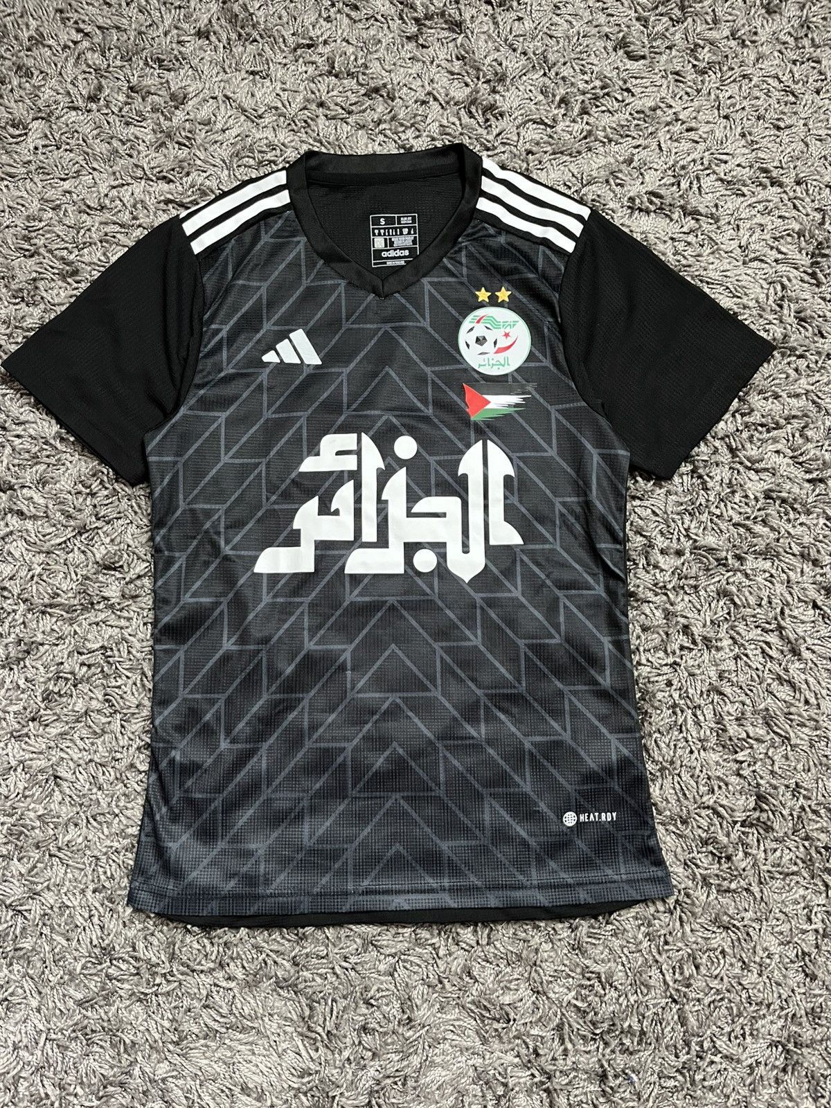 Adidas Adidas Algeria 2023/24 Fourth "Palestine Tribute" Jersey Size US S / EU 44-46 / 1 - 2 Thumbnail