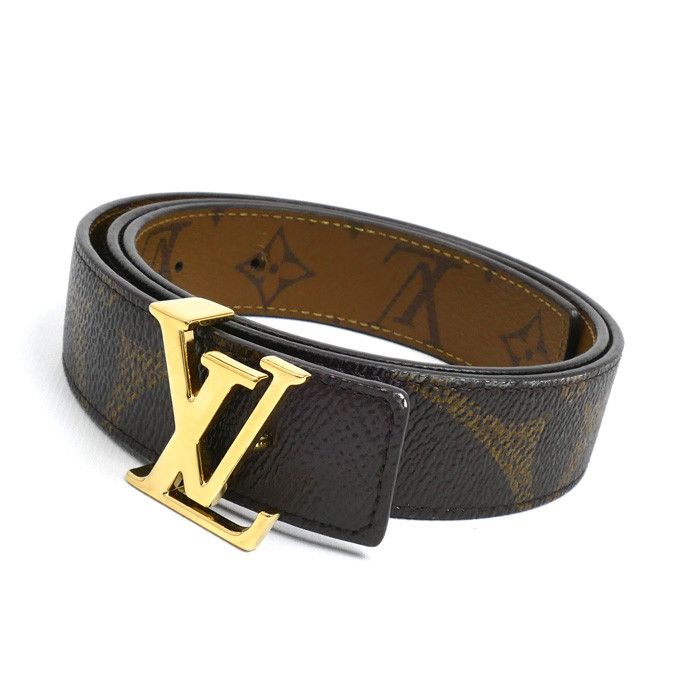 Louis Vuitton Louis Vuitton LV Iconic Monogram Reversible Belt Textile Belt M0149W DUTY FREE for USA