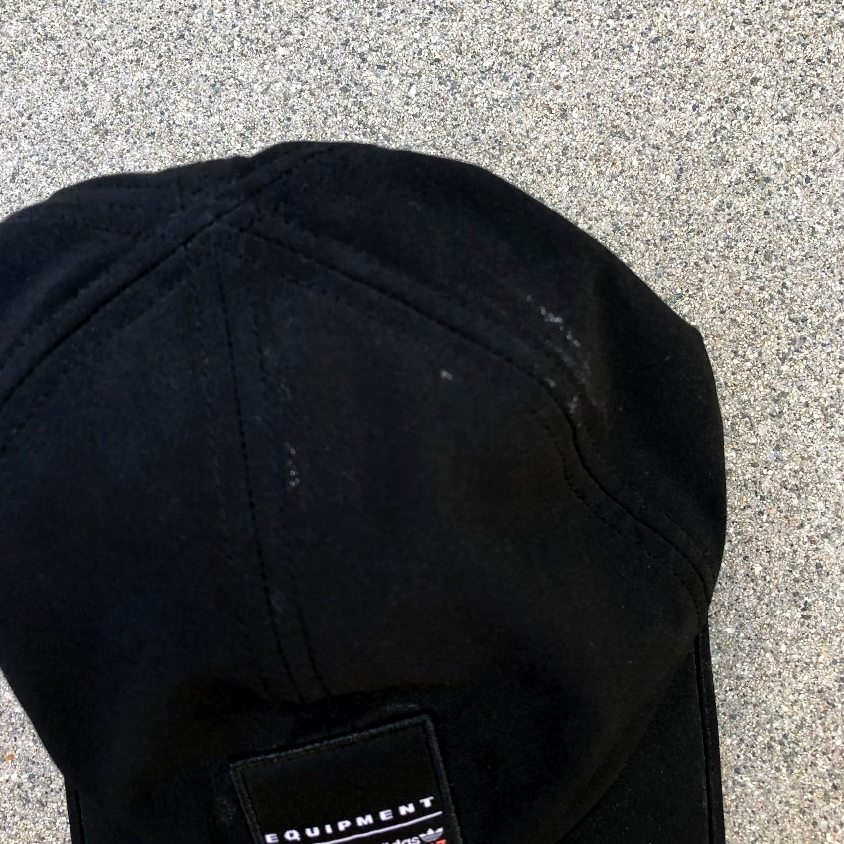 Adidas ADIDAS Originals Equipment Hat Men's Adjustable Lightweight Running Cap Black One Size Baseball Cap Mens Size ONE SIZE - 4 Thumbnail
