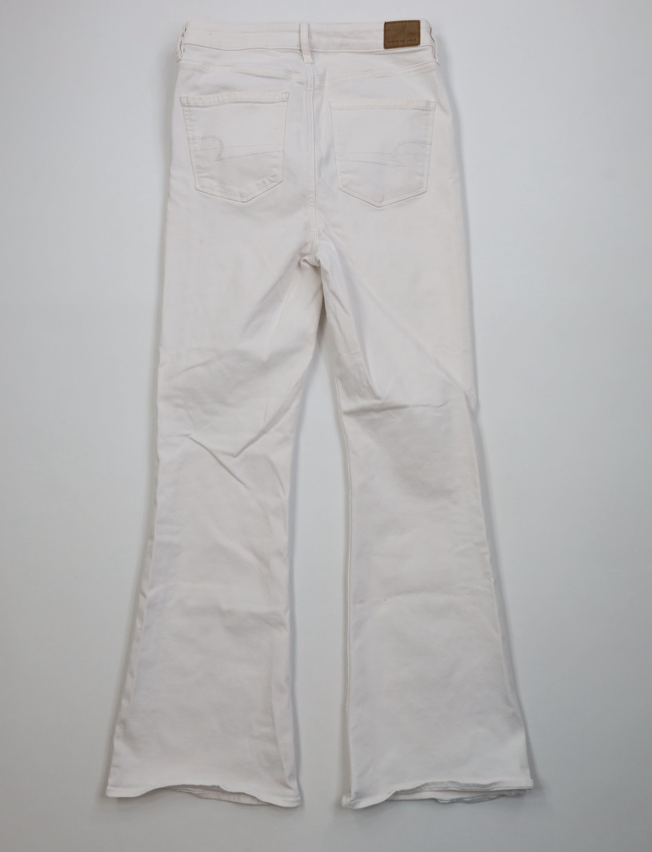 American Eagle Outfitters Vintage Y2K American Eagle Outfitters High Rise Flared Jeans Size 32" / US 10 / IT 46 - 11 Thumbnail