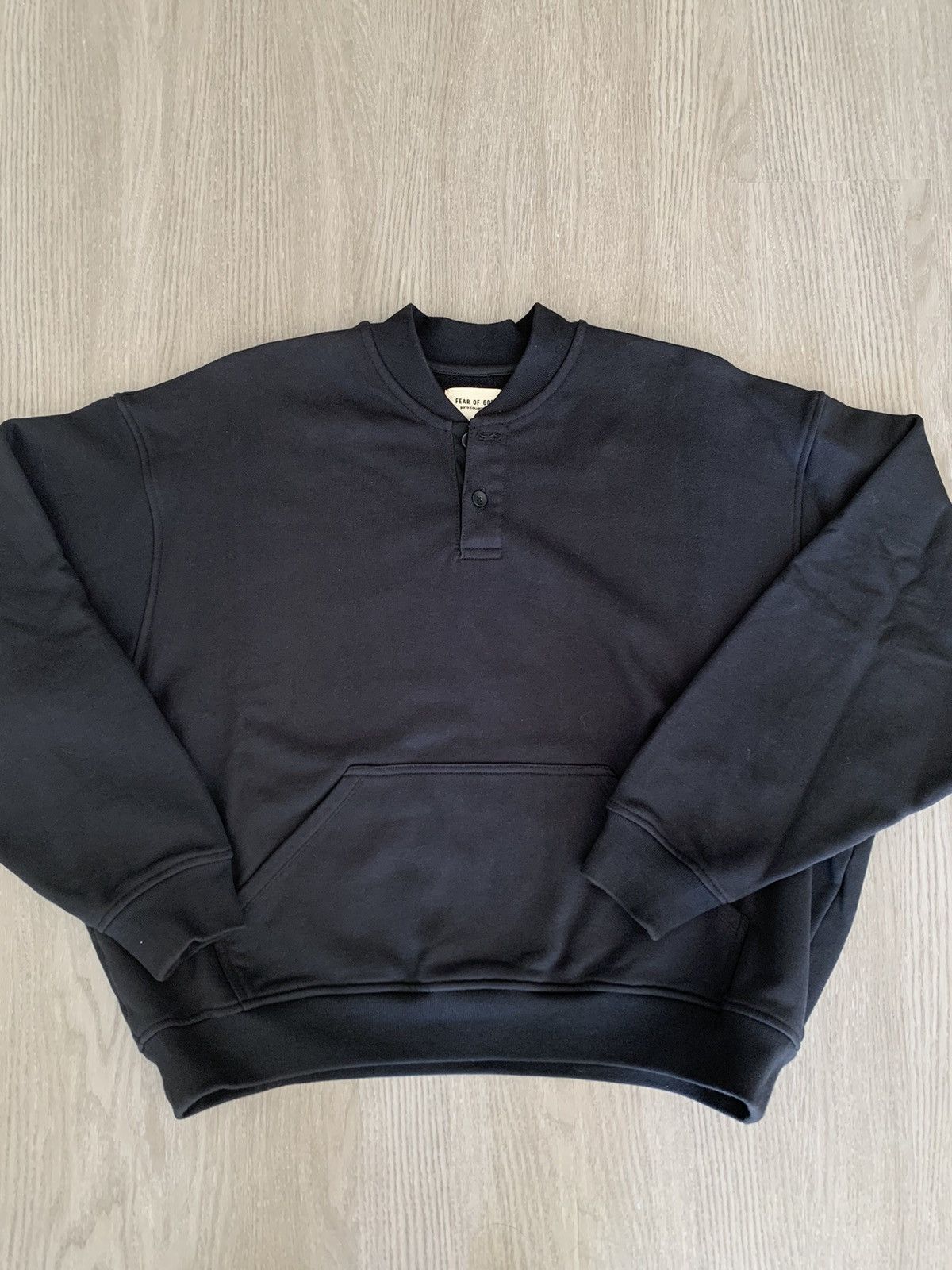 Fear of god henley sweatshirt sale