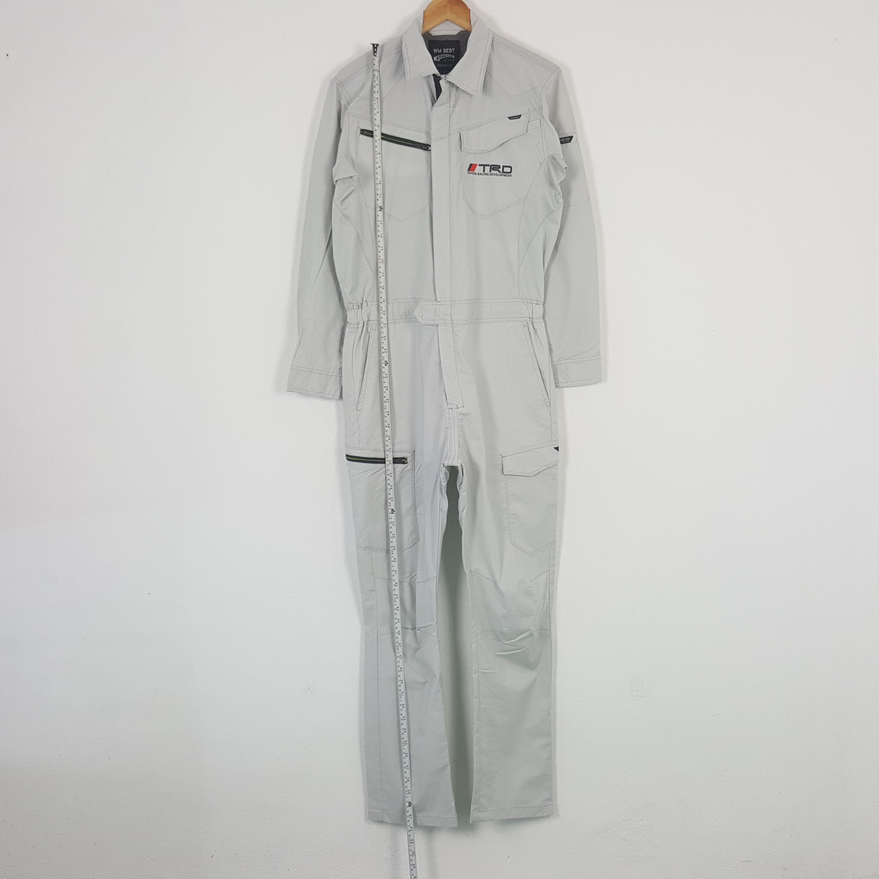 Japanese Brand × Vintage Vintage Toyota Racing TRD Japanese Coverall Jacket C283N22 Size US M / EU 48-50 / 2 - 7 Thumbnail
