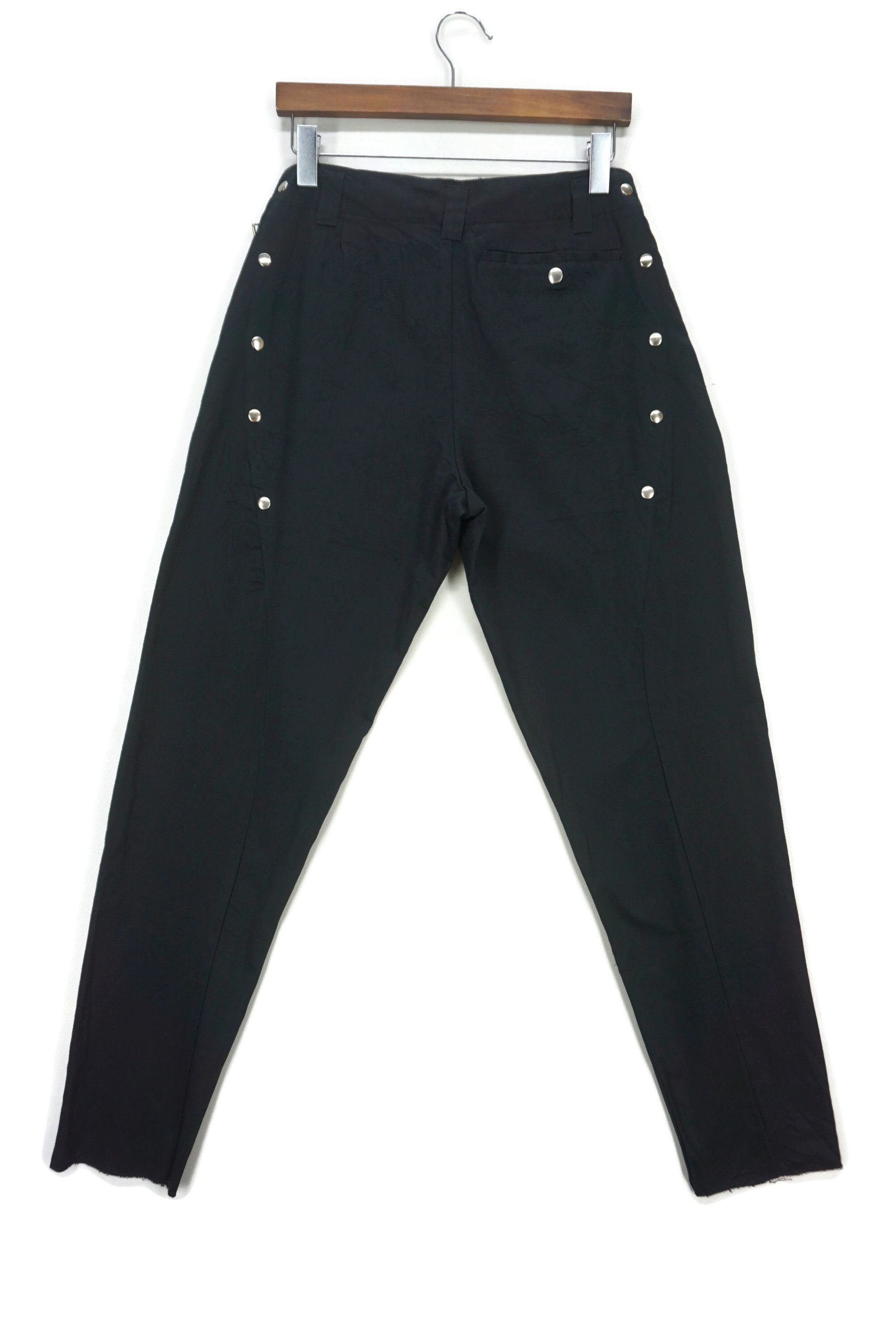 Japanese Brand Neo Blood Tokyo Pants W29xL32 Studded Bondage Diagonal Leg Size US 29 - 2 Thumbnail