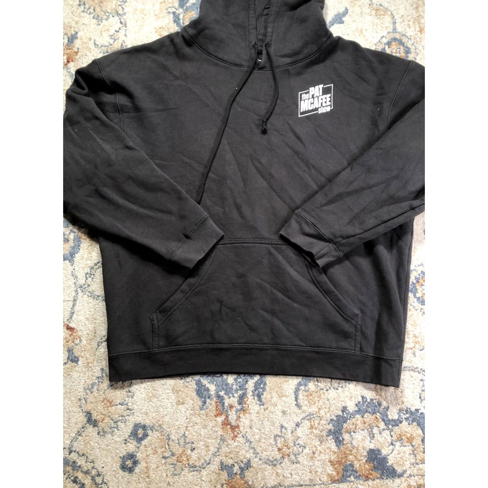 Vintage The Pat McAfee Show Hoodie Sweatshirt Mens 3XL Black Fleece Graphic Logo Size US XXL / EU 58 / 5 - 5 Thumbnail