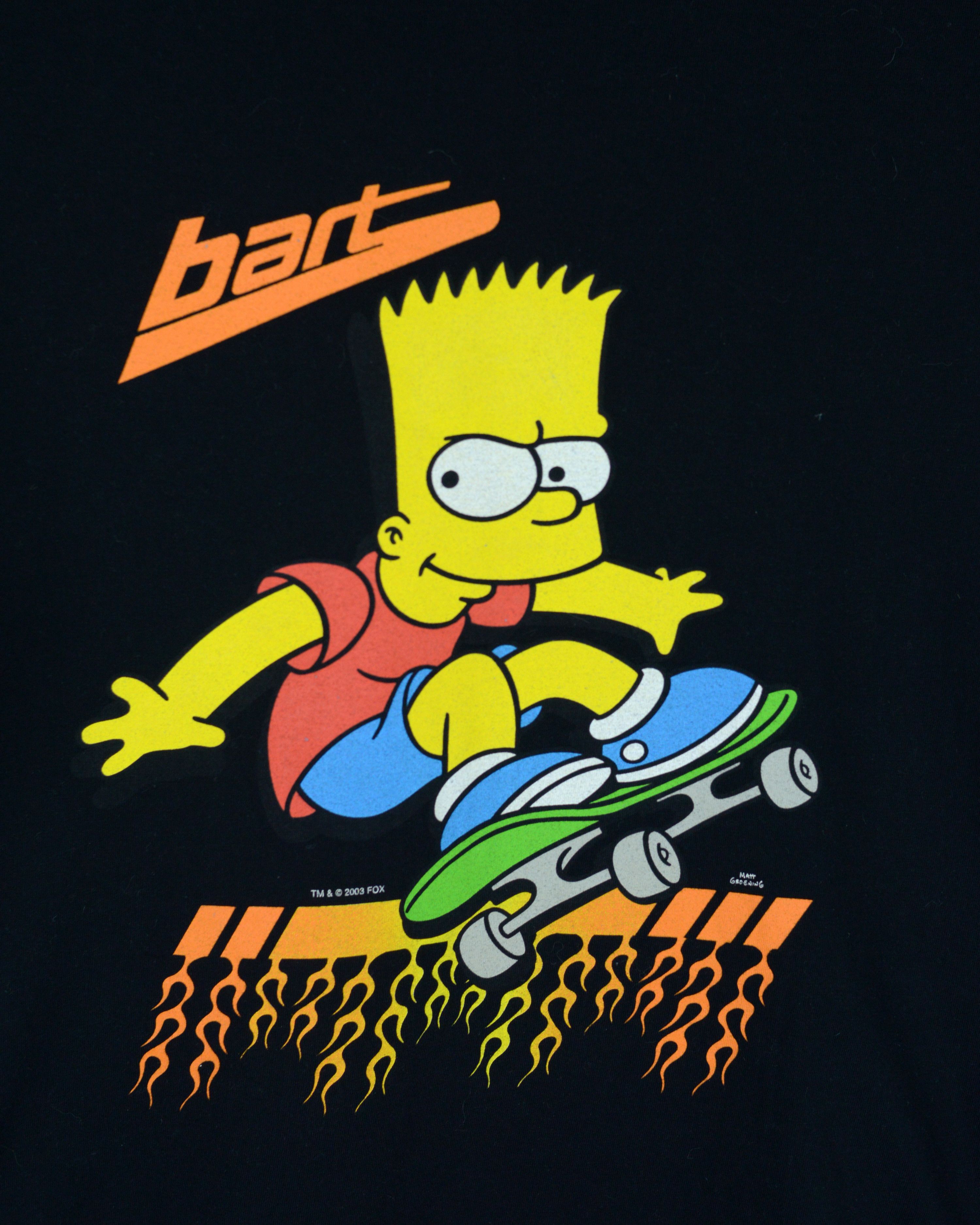 Vintage Vintage The Simpsons Bart 2003 t shirt Size US M / EU 48-50 / 2 - 2 Thumbnail