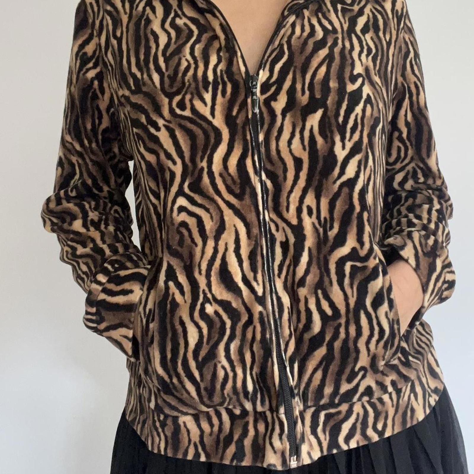 Other Brown and black zip-up jacket with a vintage vibe #y2k Size M / US 6-8 / IT 42-44 - 6 Thumbnail