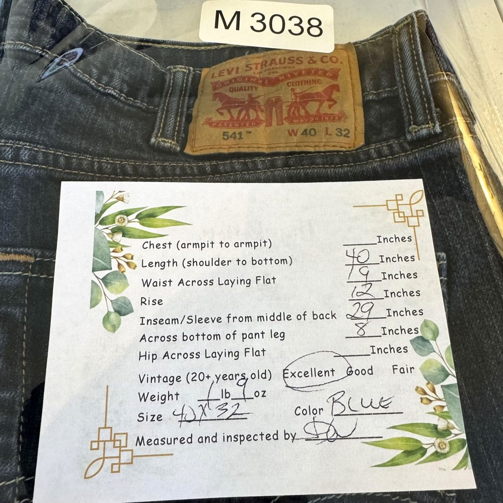 Levi's VINTAGE not applicable Size US 40 / EU 56 - 8 Thumbnail
