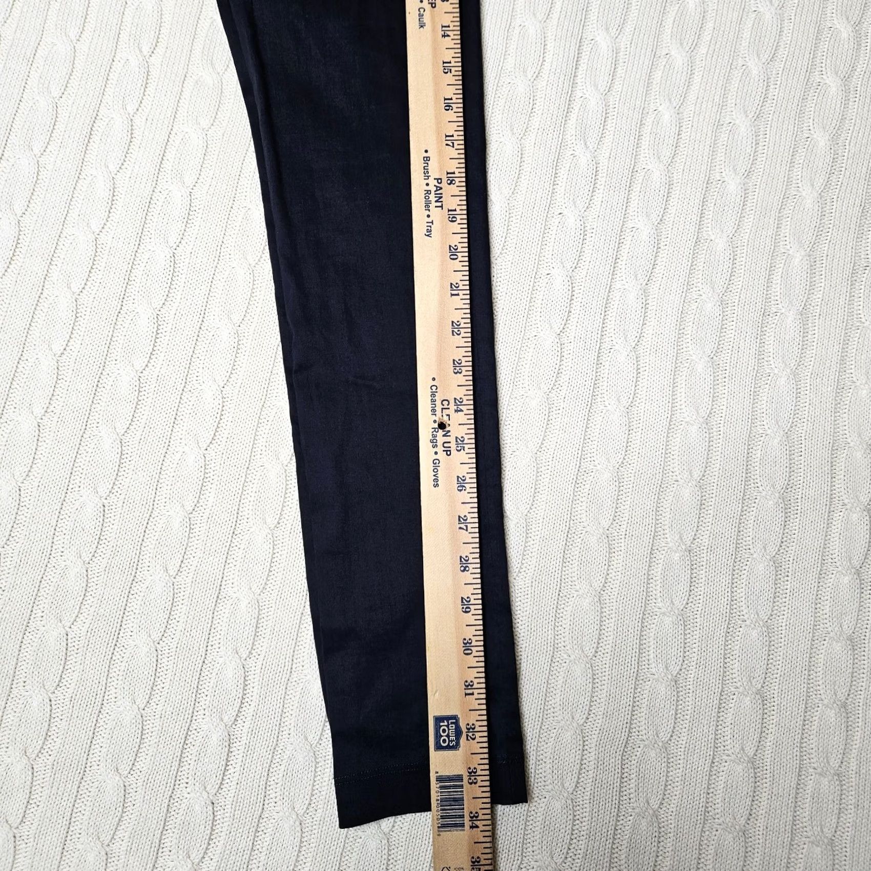 Sarah Pacini Sarah Pacini Women's Skinny Pants Casual 0 Blue Linen Elastane Regular Rise Mid Olivia? Size 25" / US 0 / IT 36 - 7 Thumbnail