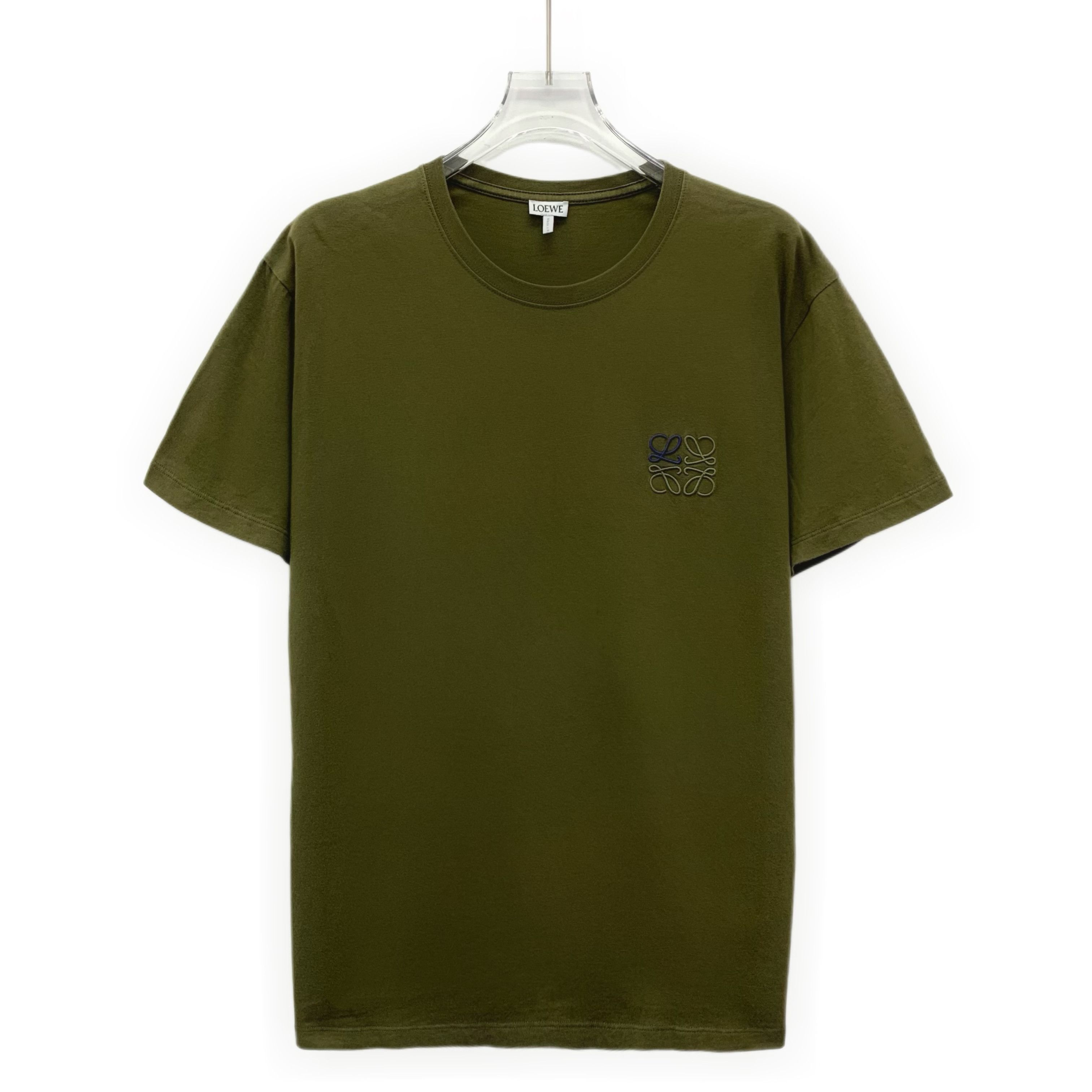 Loewe Loewe Logo T-Shirt Olive Green (M) Size US M / EU 48-50 / 2 - 1 Thumbnail