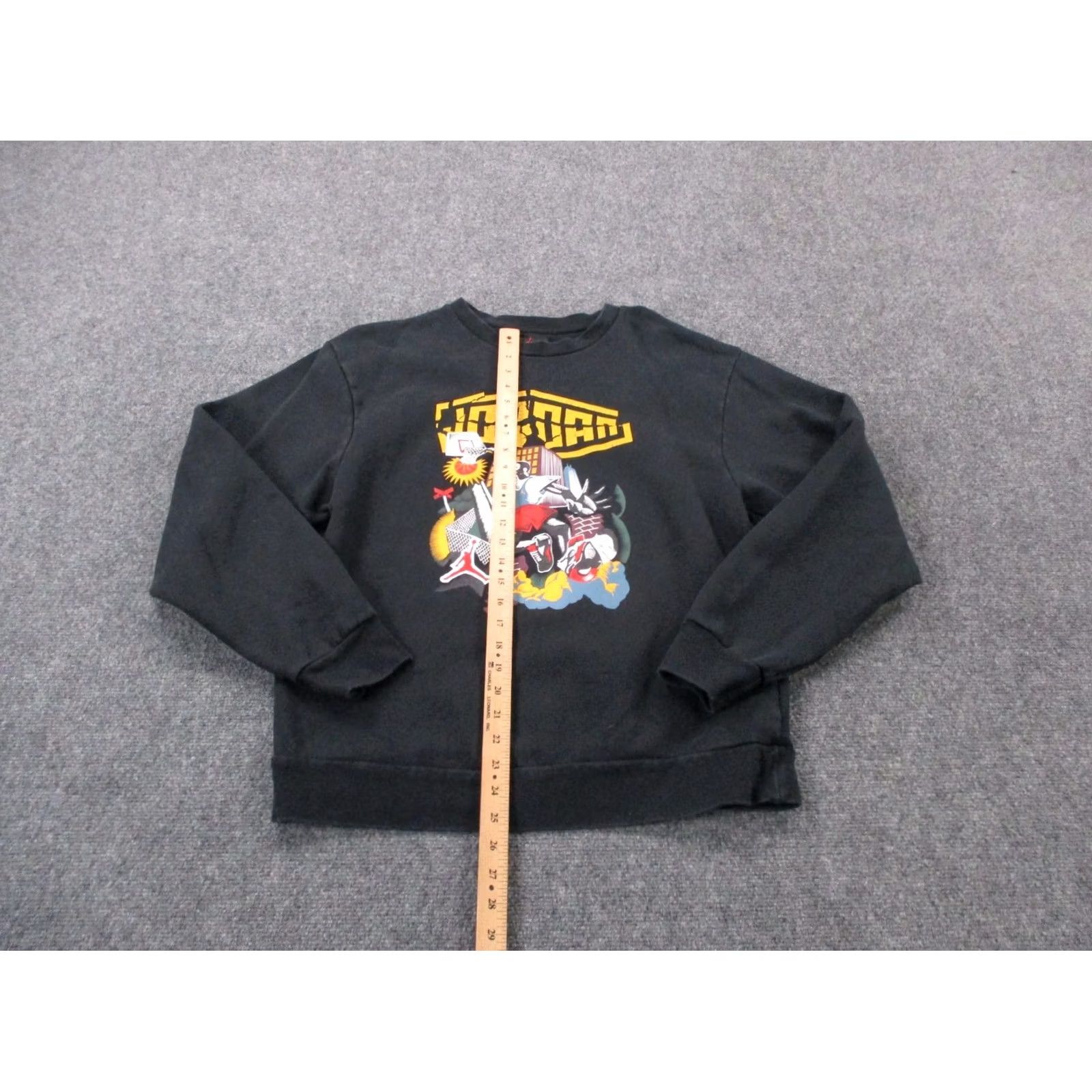Jordan Brand Air Jordan Sweatshirt Mens M Black DNA Fleece Crew Jumpman Basketball DC9615 Size US M / EU 48-50 / 2 - 3 Thumbnail