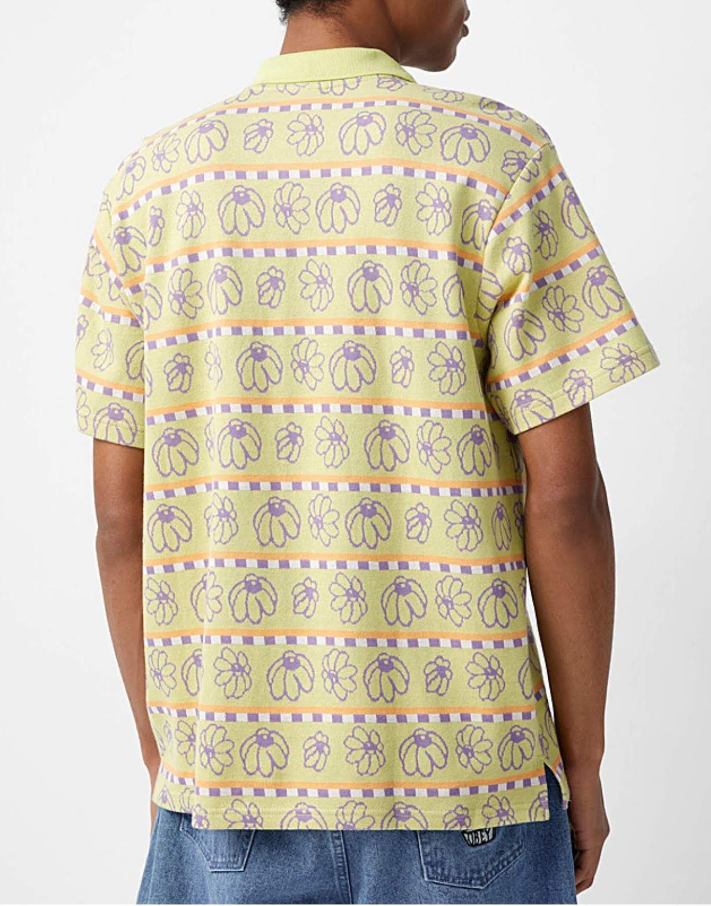 Obey Expand Jacquard Polo Size US L / EU 52-54 / 3 - 2 Thumbnail