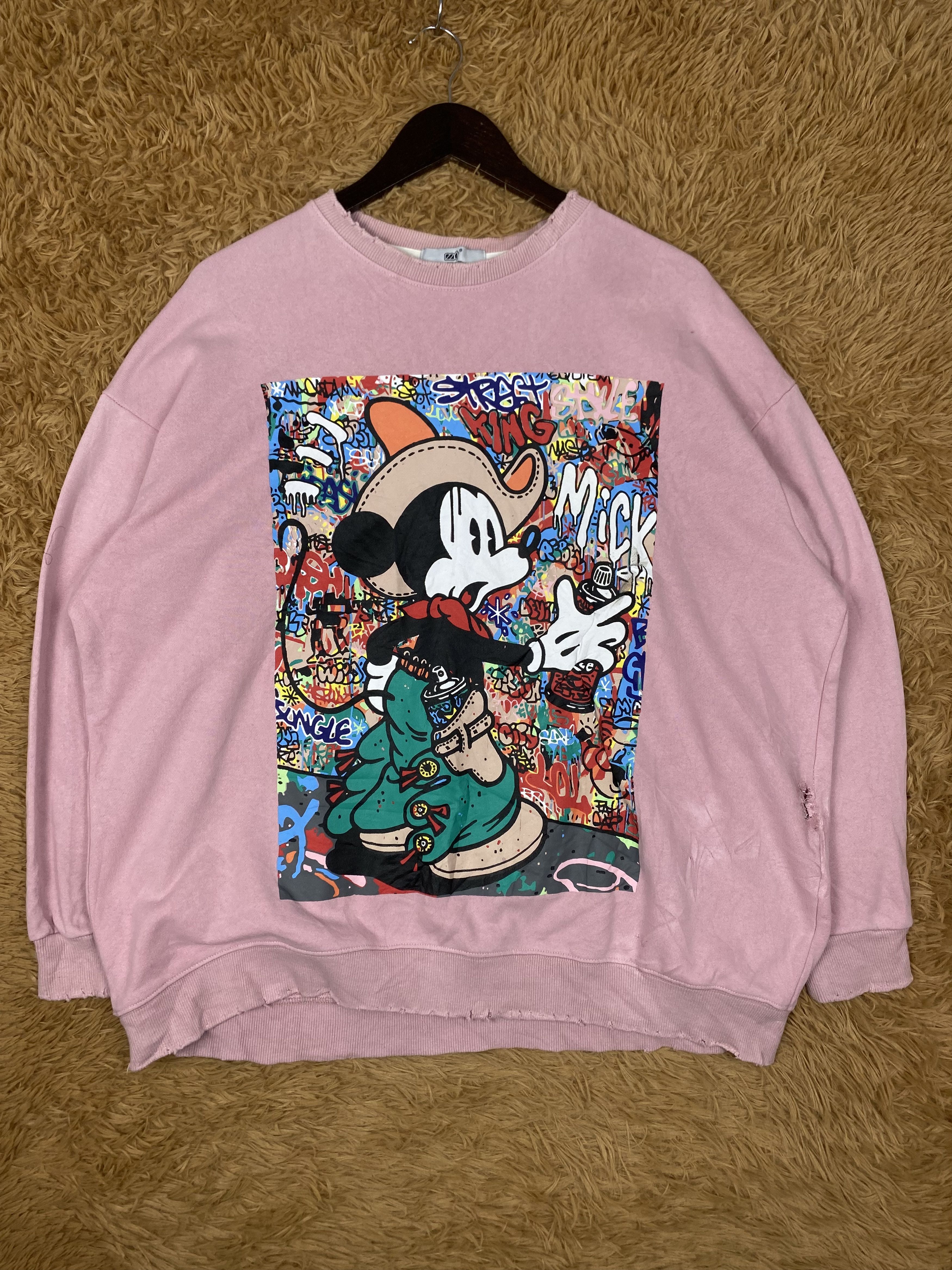 Mickey Mouse Vintage Mickey Mouse Sweatshirts PS0326 Size US L / EU 52-54 / 3 - 1 Thumbnail