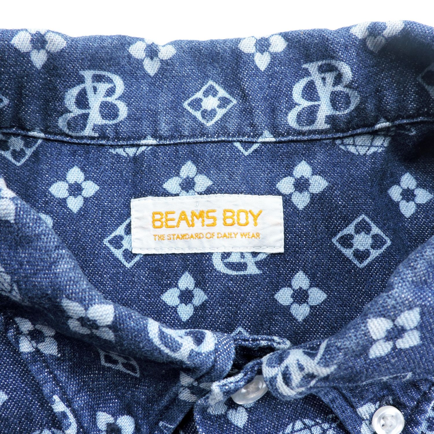 Beams Japan BEAMS BOY MONOGRAM LONG SLEEVE SHIRT Size US M / EU 48-50 / 2 - 3 Thumbnail