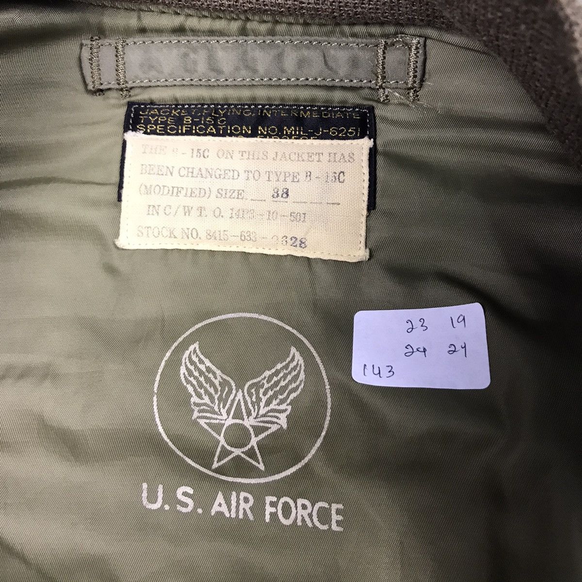 Toyo Enterprises VTG🔥US AIR FORCE BOMBER TOYO ENTERPRISES FADED JACKET 143 Size US M / EU 48-50 / 2 - 16 Thumbnail