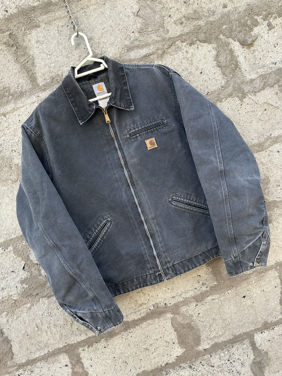 Carhartt × Vintage Vintage 2000s Carhartt J97 PTL Detroit Jacket Size US XL / EU 56 / 4 - 2 Thumbnail