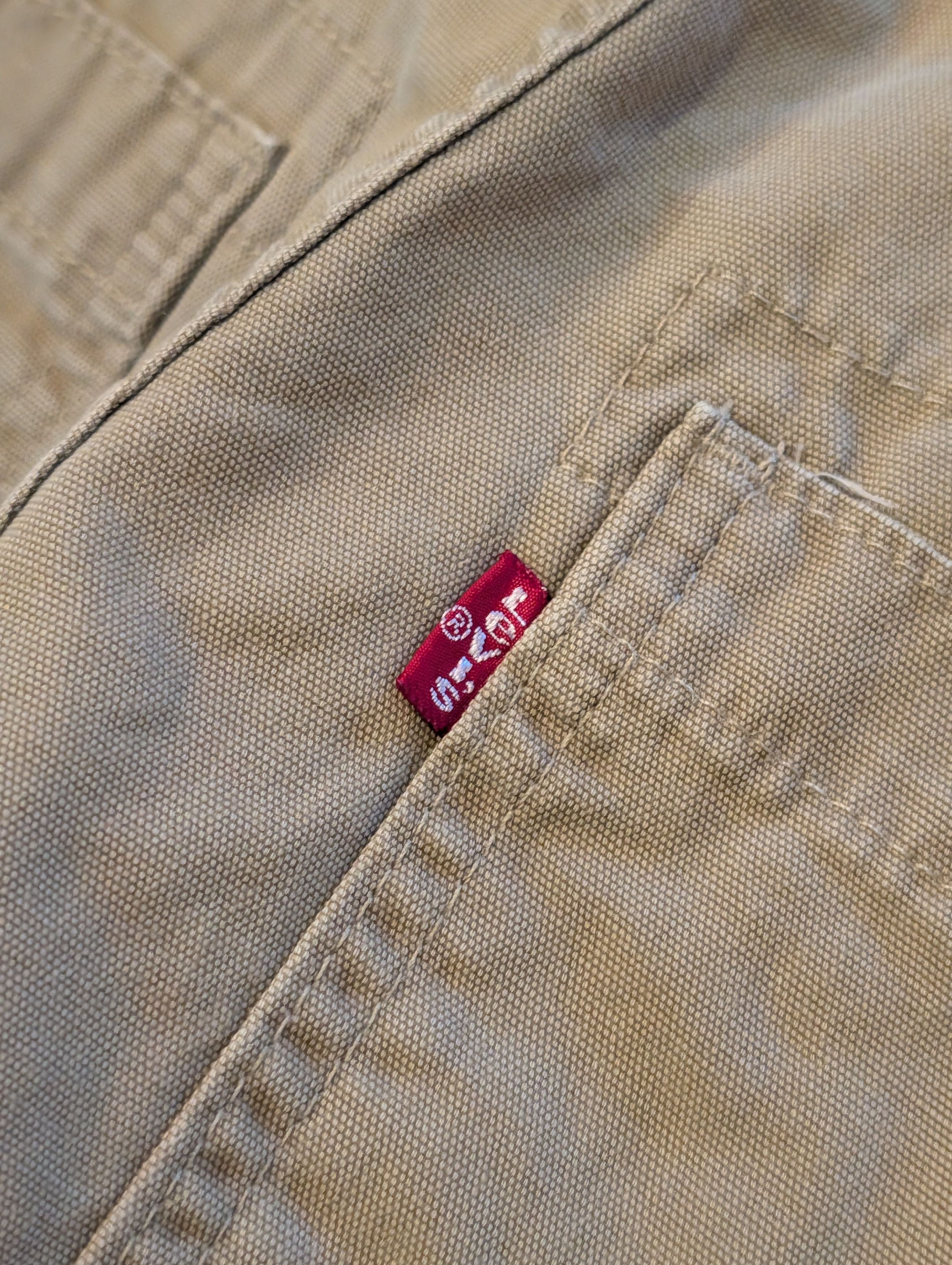 Levi's Levi’s 541 Athletic Taper Cargo Pants Khaki Tan Men’s 33x34 Size US 33 - 3 Thumbnail