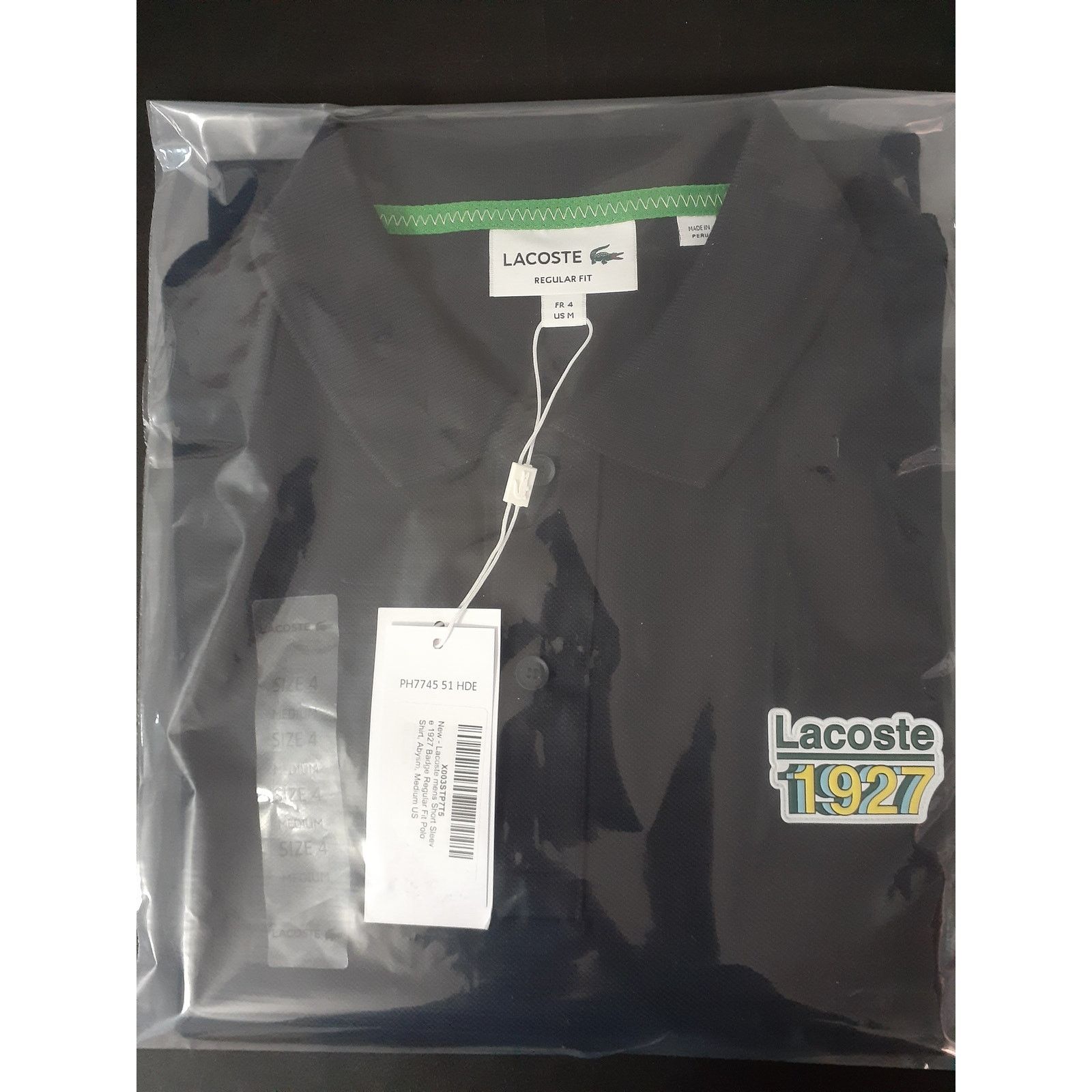 Lacoste Lacoste Men's Short Sleeve 1927 Badge Regular Fit Polo M Size US M / EU 48-50 / 2 - 2 Thumbnail