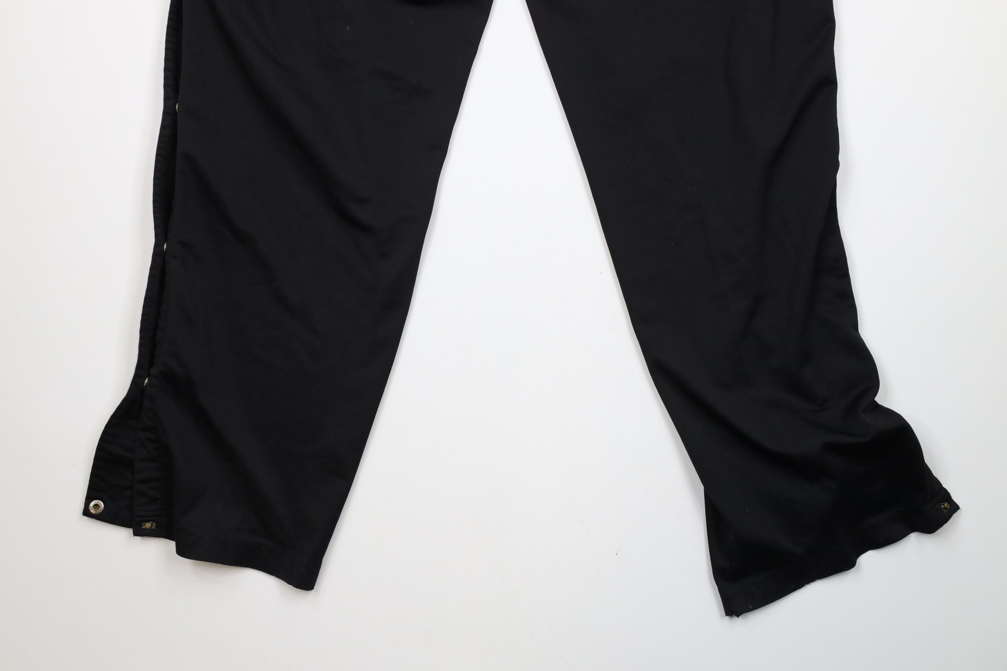 Adidas × Vintage Vintage Y2K 2000 Adidas Wide Leg Tearaway Pants Black Size US 38 / EU 54 - 14 Thumbnail
