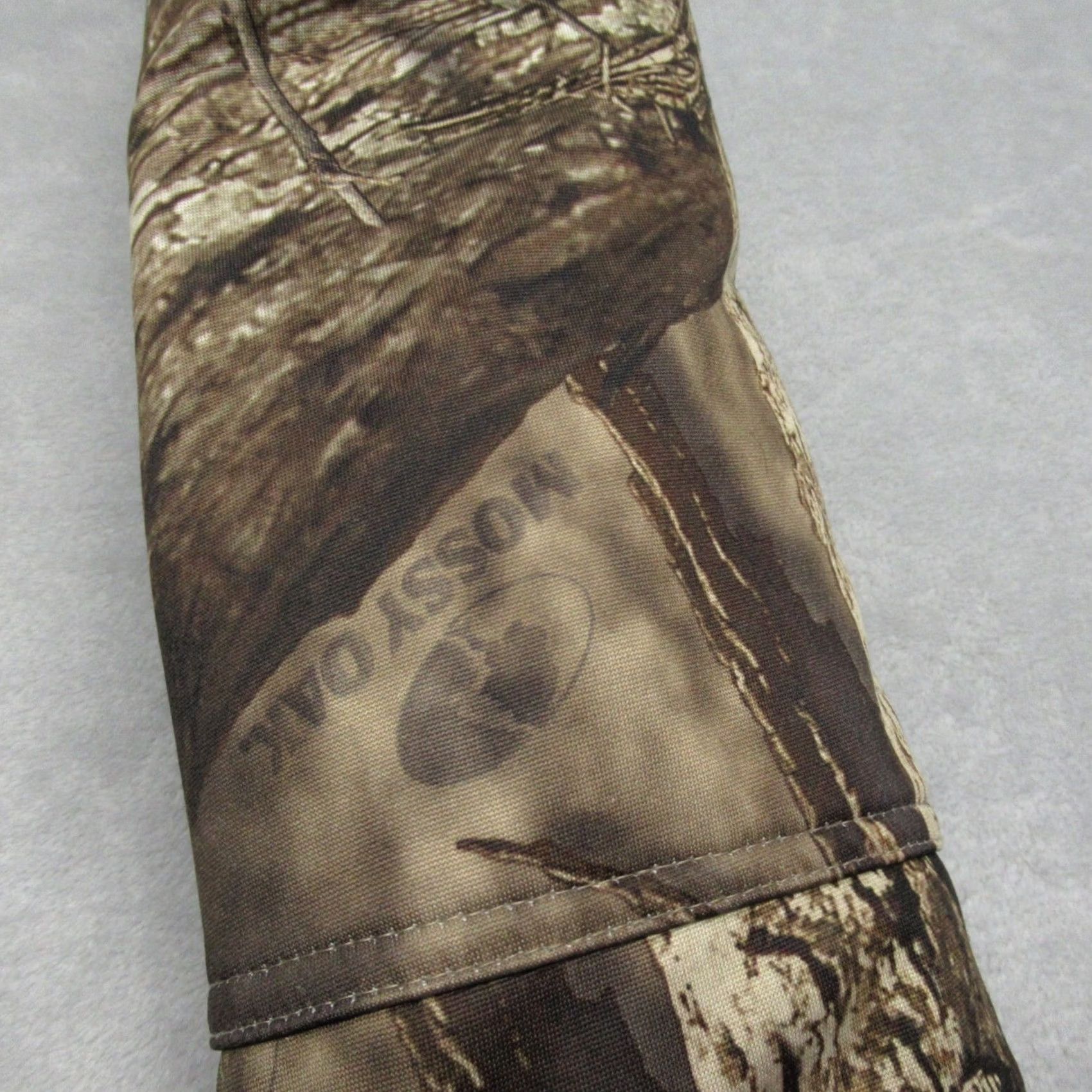Vintage Mossy Oak Jacket Mens XL Brown Camouflage Full Zip Pockets Stand-Up Collar Mid-Length Outdoor Hunting Hiking Winter Fall Spring Military Jacket Mens Size US XL / EU 56 / 4 - 5 Thumbnail