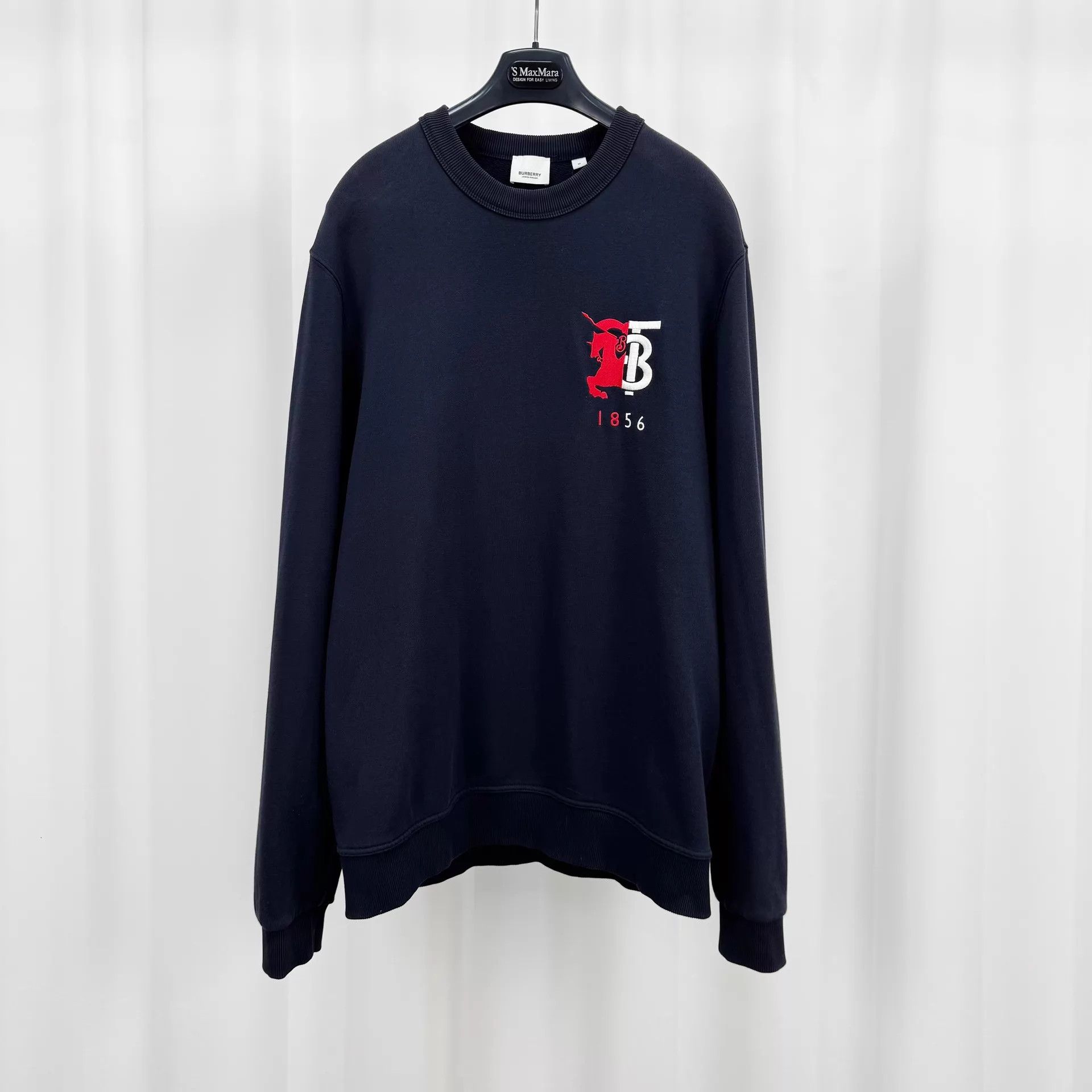 Burberry Burberry Horseferry Embroidery Sweatshirt M 98 New Size US M / EU 48-50 / 2 - 1 Thumbnail