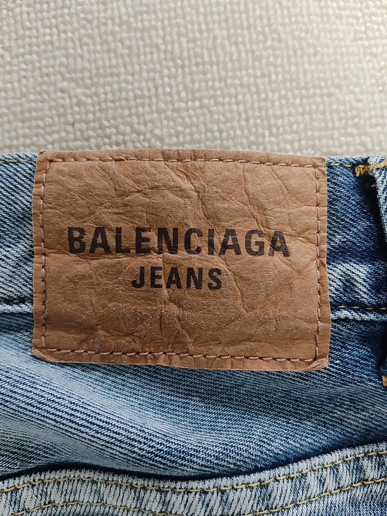 Balenciaga new balenciaga flared blue denim pants Size US 30 / EU 46 - 4 Thumbnail