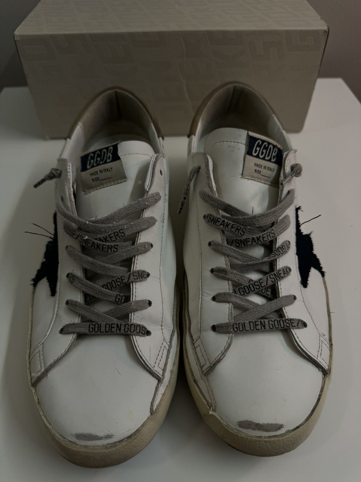 Golden Goose Men's golden goose super-star sneaker Size US 13 / EU 46 - 3 Thumbnail