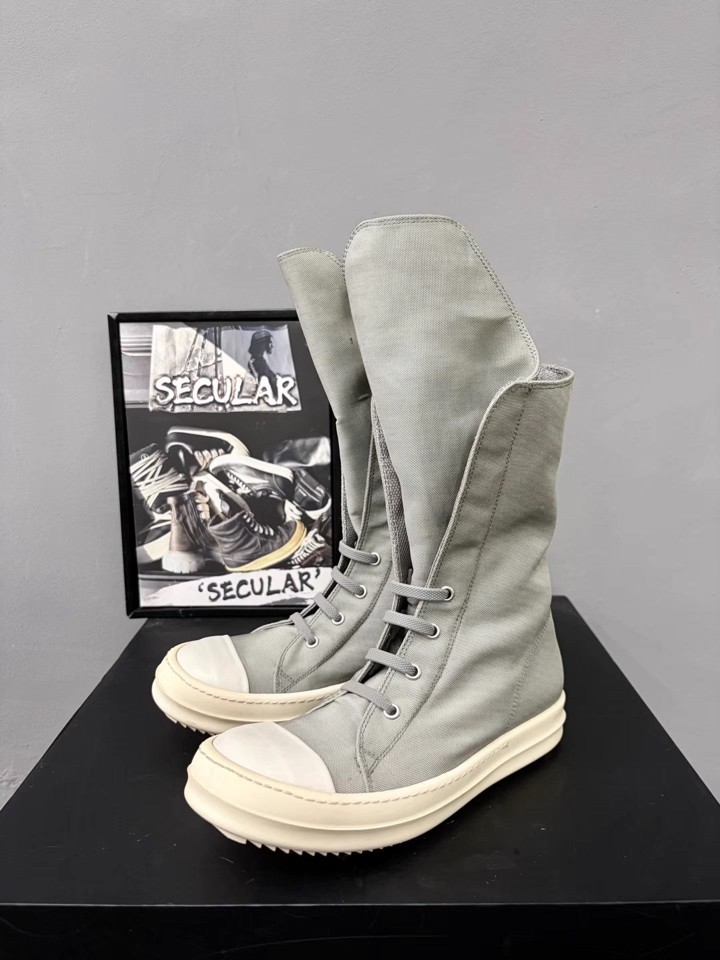 Rick Owens Rick Owens High-top Ankle Boots K34 Size US 6 / IT 36 - 1 Thumbnail