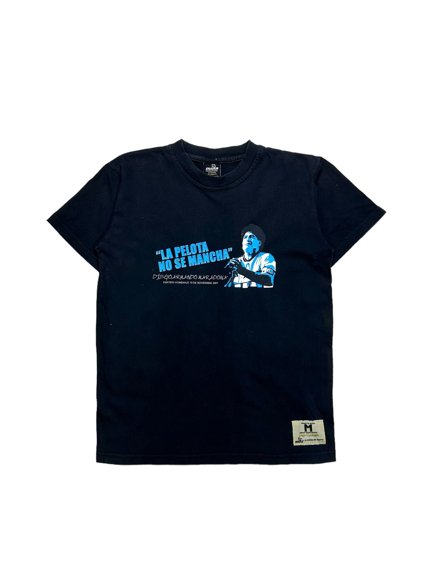 Vintage 2001 Exclusive Diego Maradona tshirt by Milla Size US XS / EU 42 / 0 - 1 Thumbnail