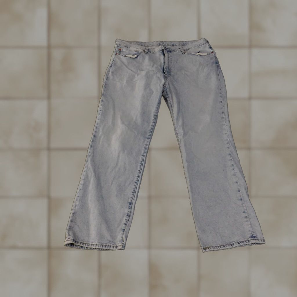 Levi's VINTAGE? No. Levi's 541 Jeans Mens 40x30 Light Blue Athletic Fit Stretch Denim Pants Waterless Size US 40 / EU 56 - 1 Thumbnail