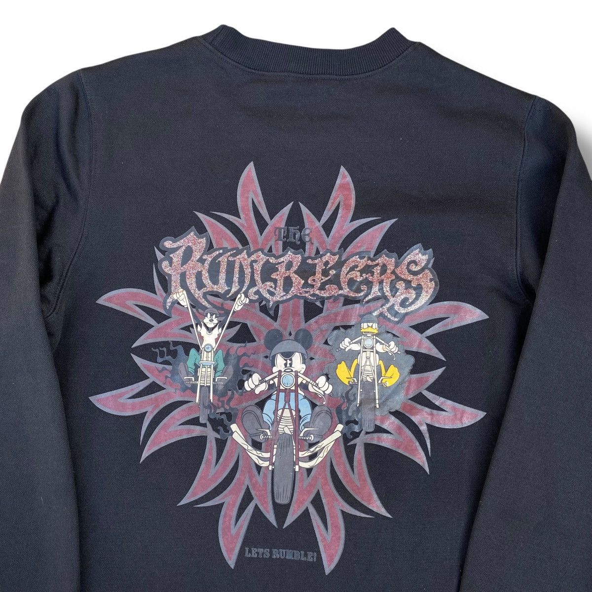 Vintage Vintage 90s The Rumblers Mickey Mouse and Friends Sweatshirt Size US M / EU 48-50 / 2 - 2 Thumbnail