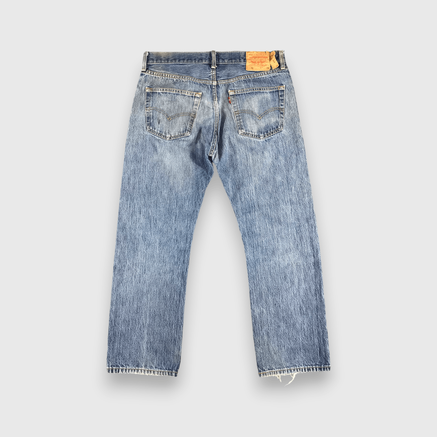 Levi's Vintage Blue Wash Levis 501 Jeans-J1460 Size US 35 - 2 Thumbnail